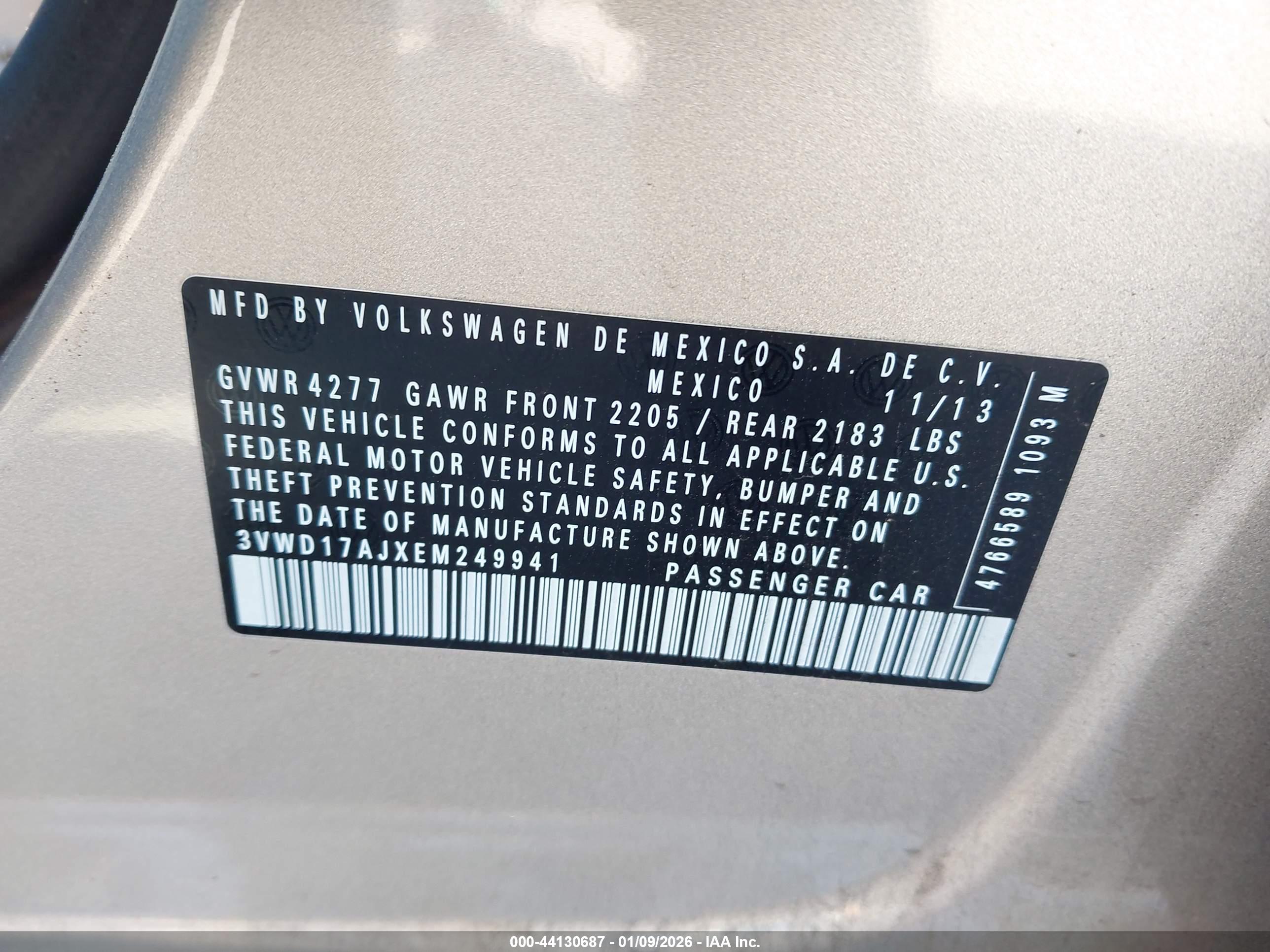 VOLKSWAGEN JETTA image 9