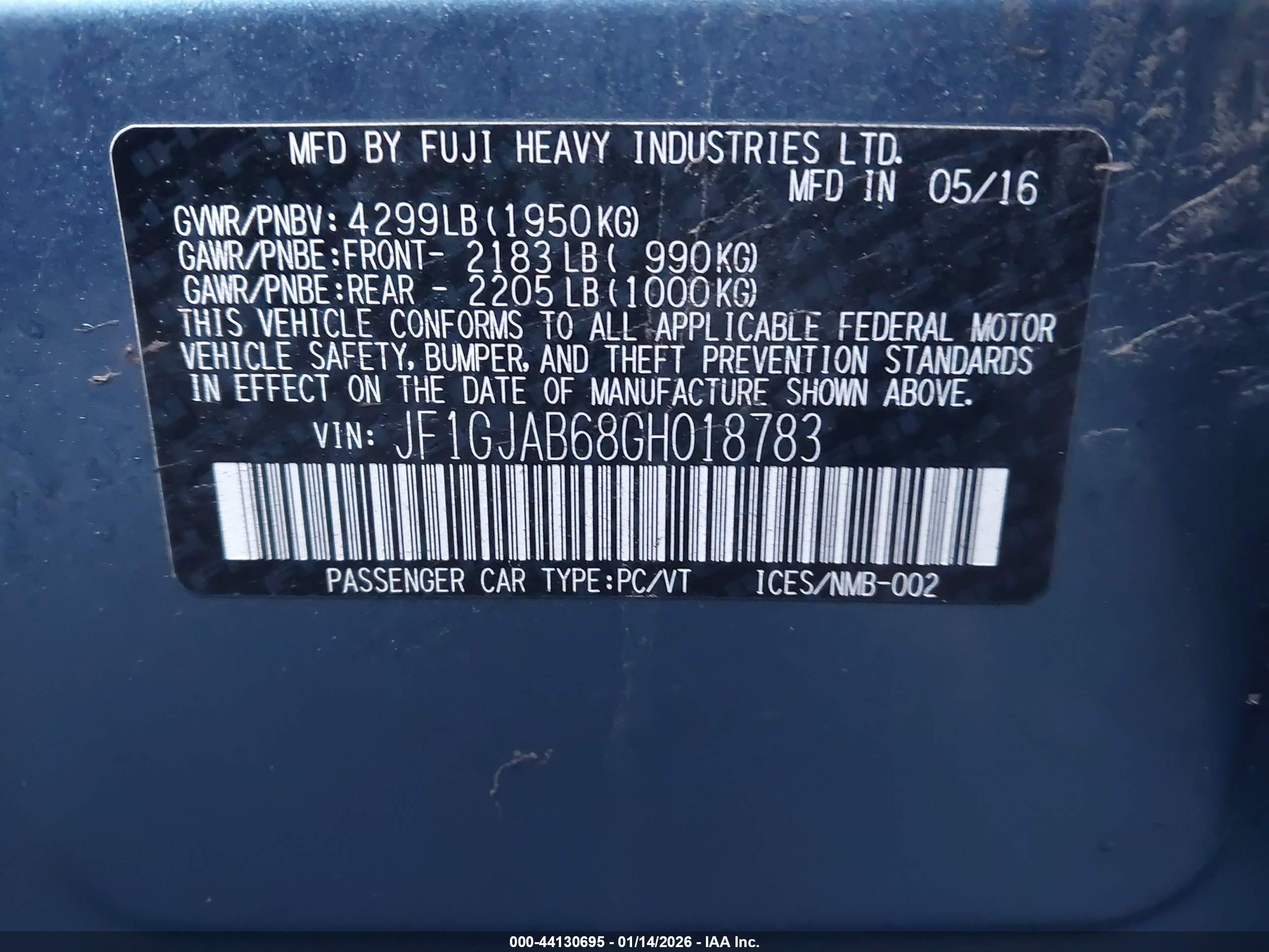 SUBARU IMPREZA image 9