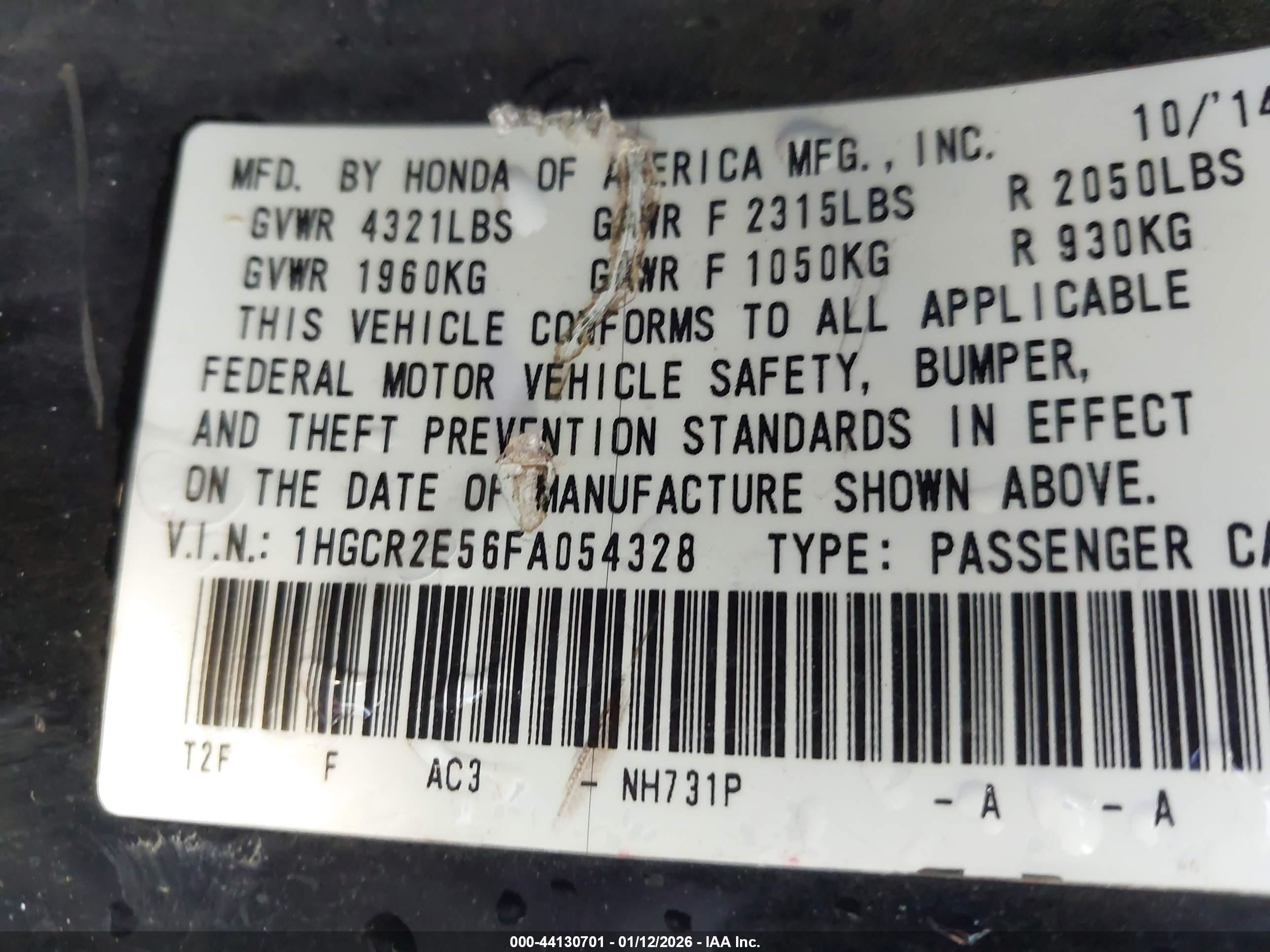 HONDA ACCORD image 9