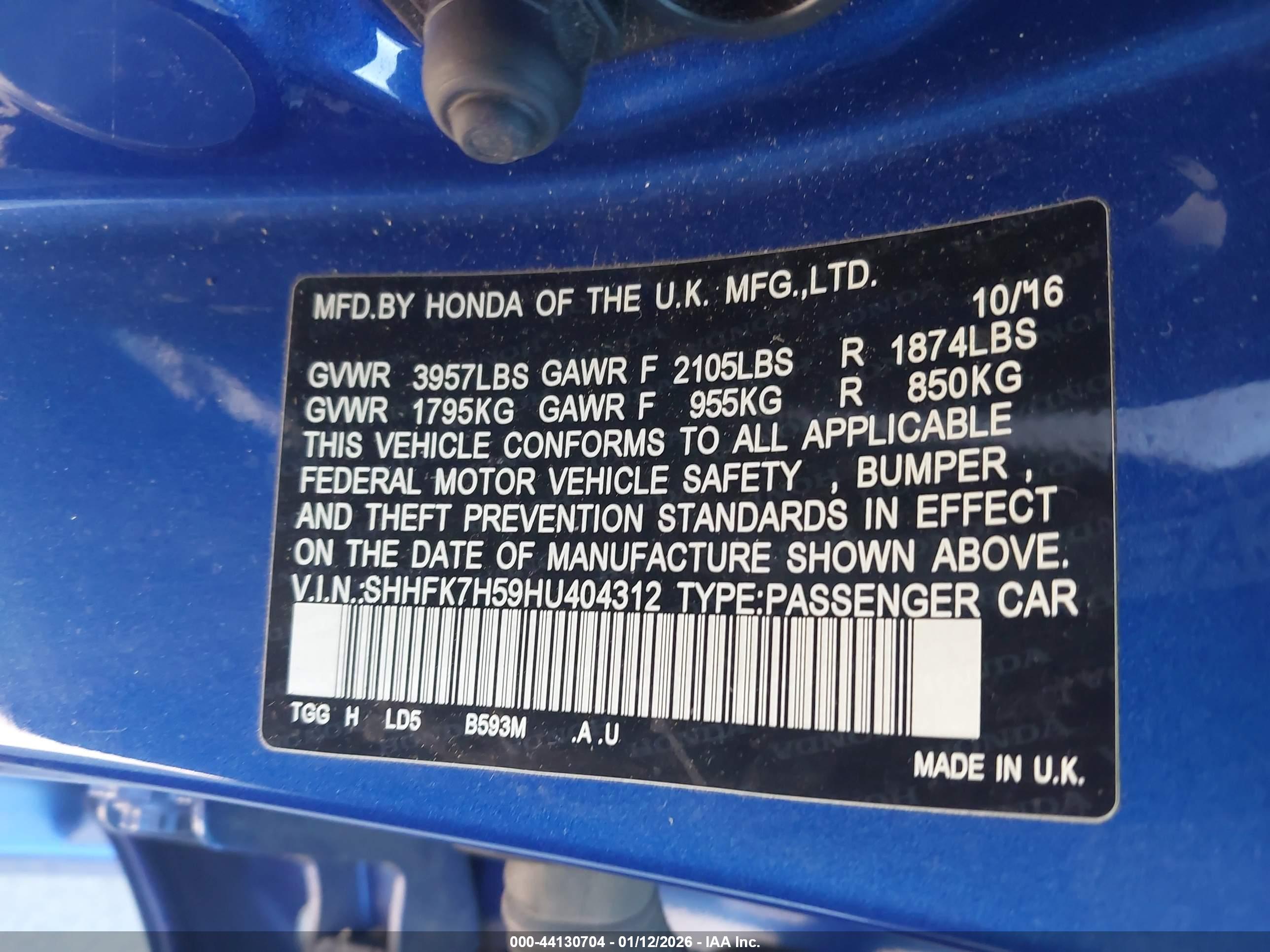 HONDA CIVIC image 9