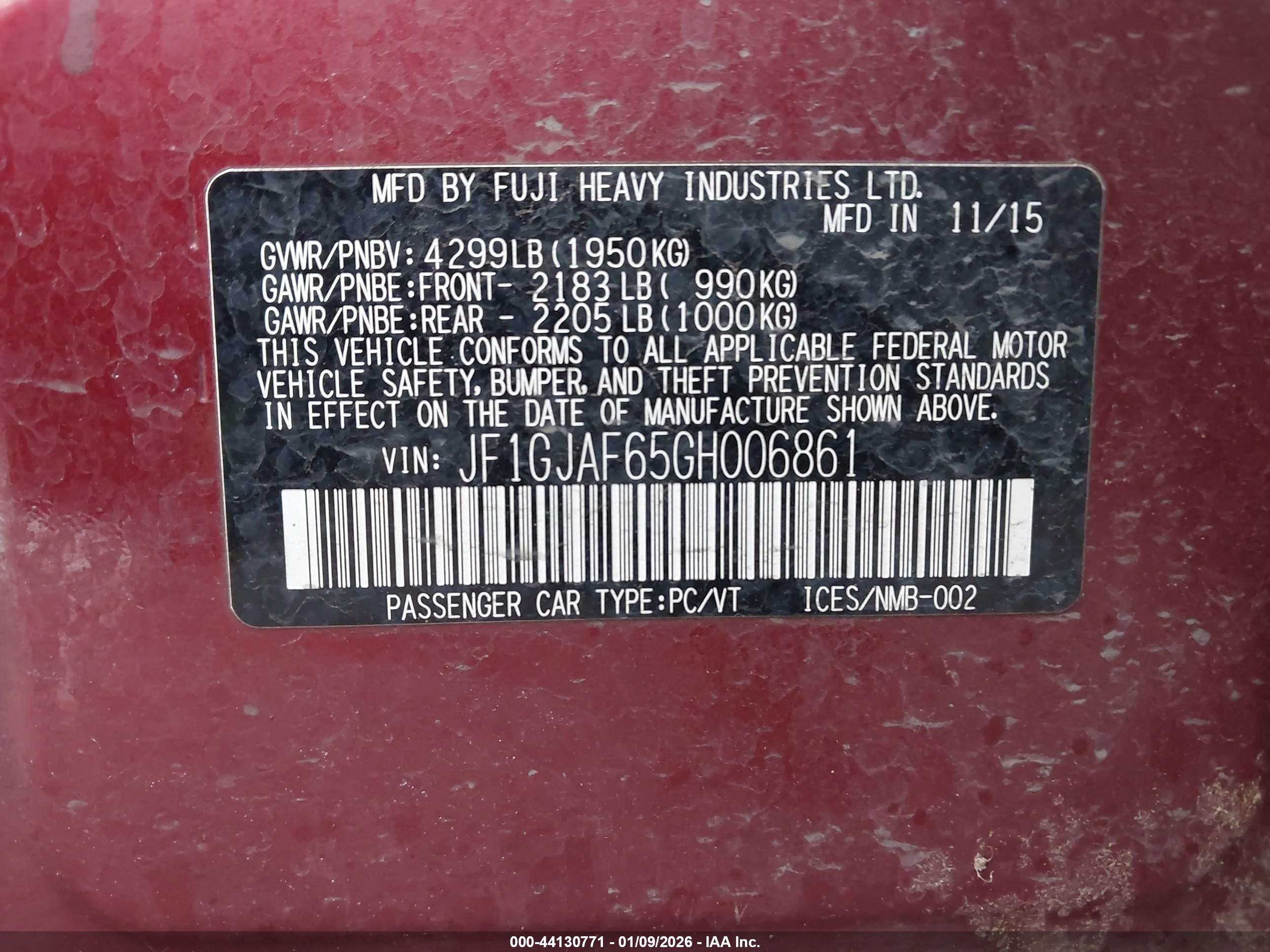 SUBARU IMPREZA image 9