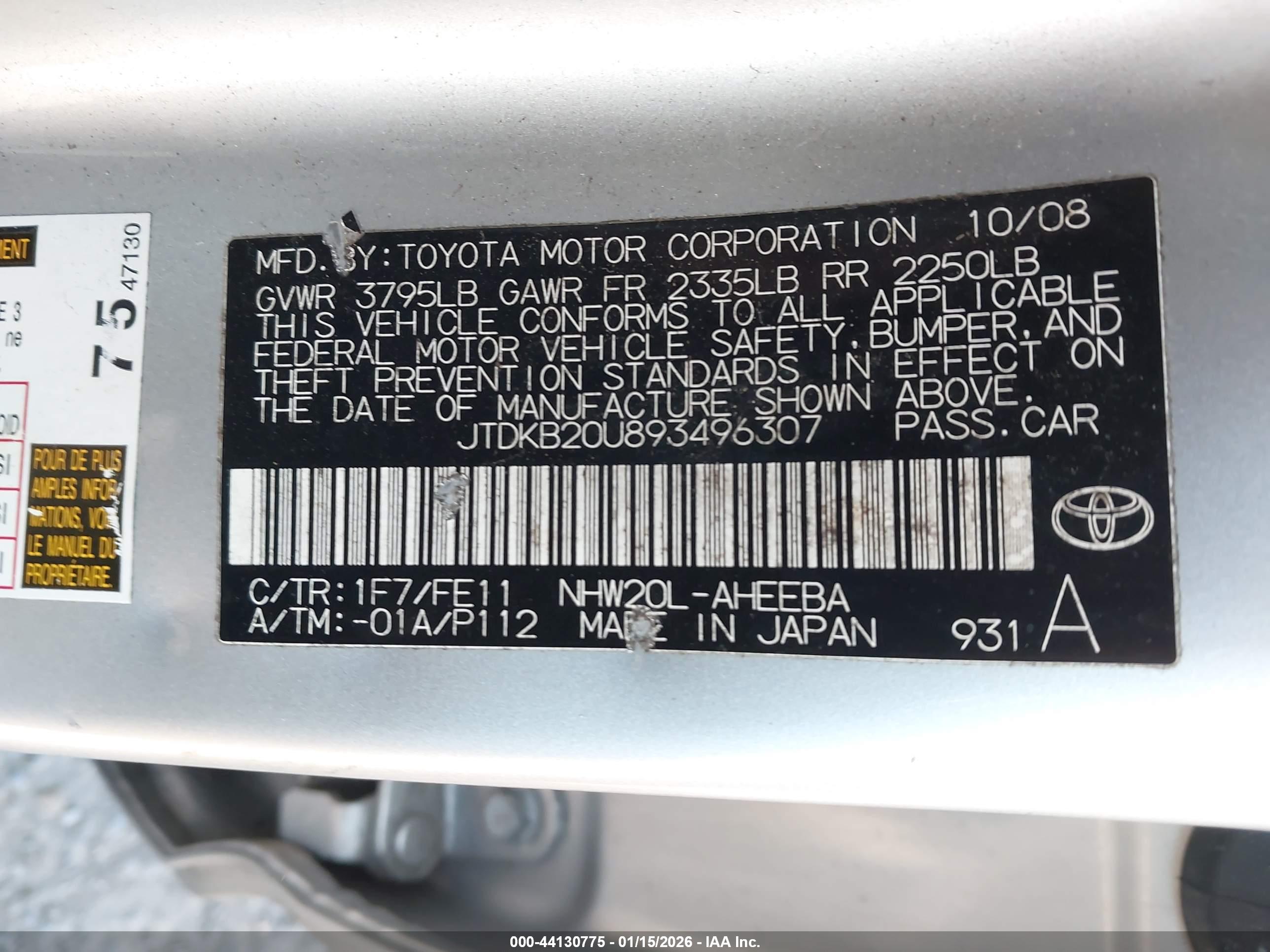 TOYOTA PRIUS image 9