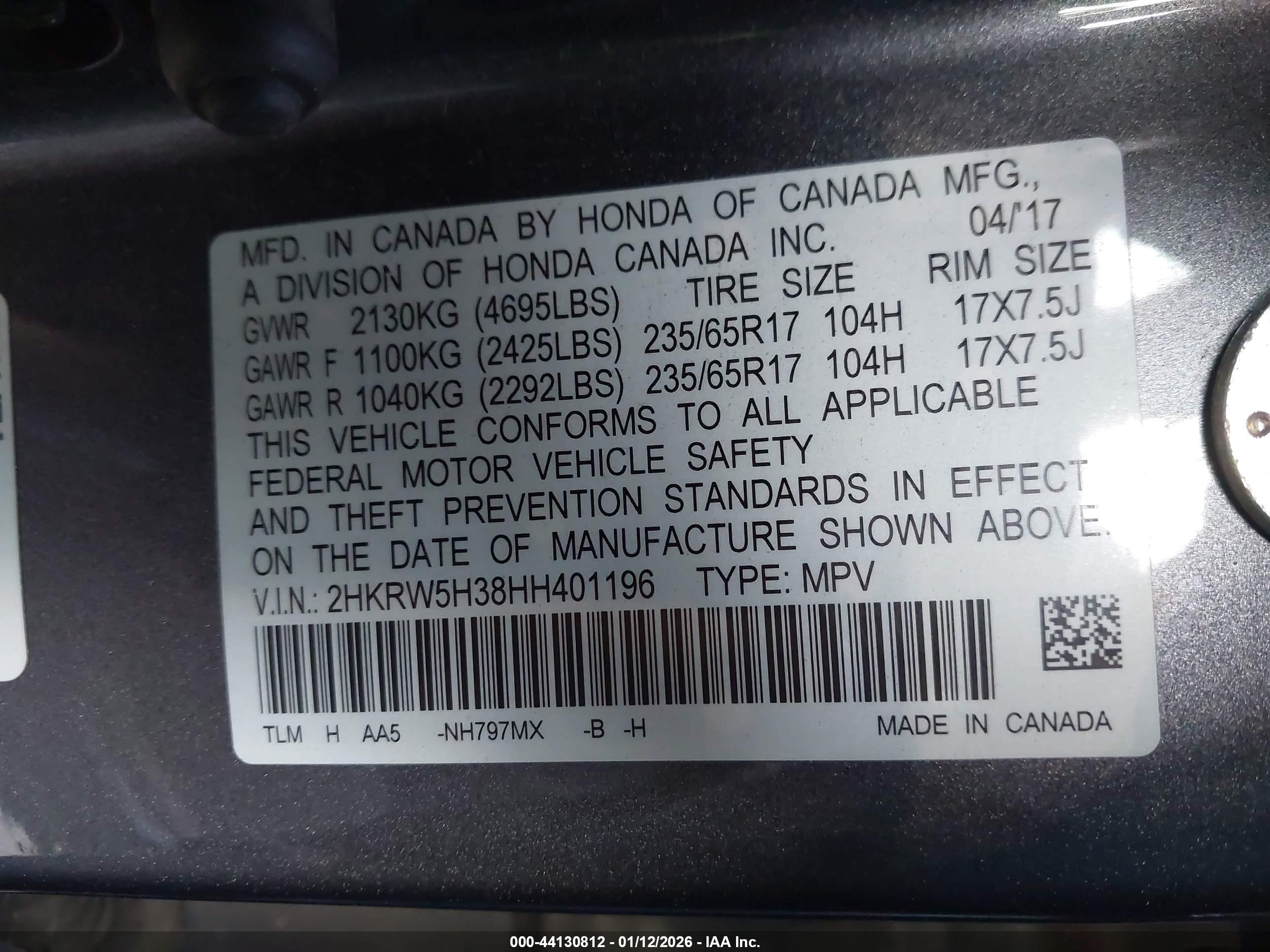 HONDA CR-V image 9