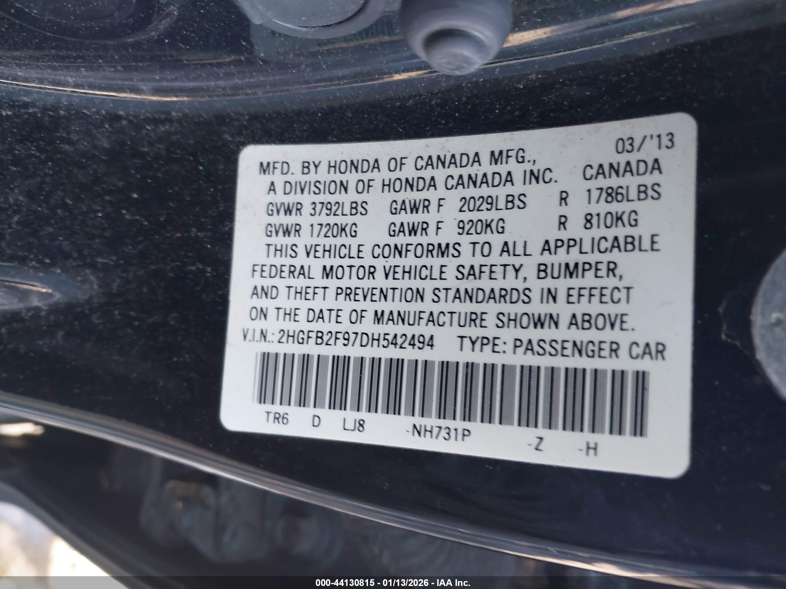 HONDA CIVIC image 9