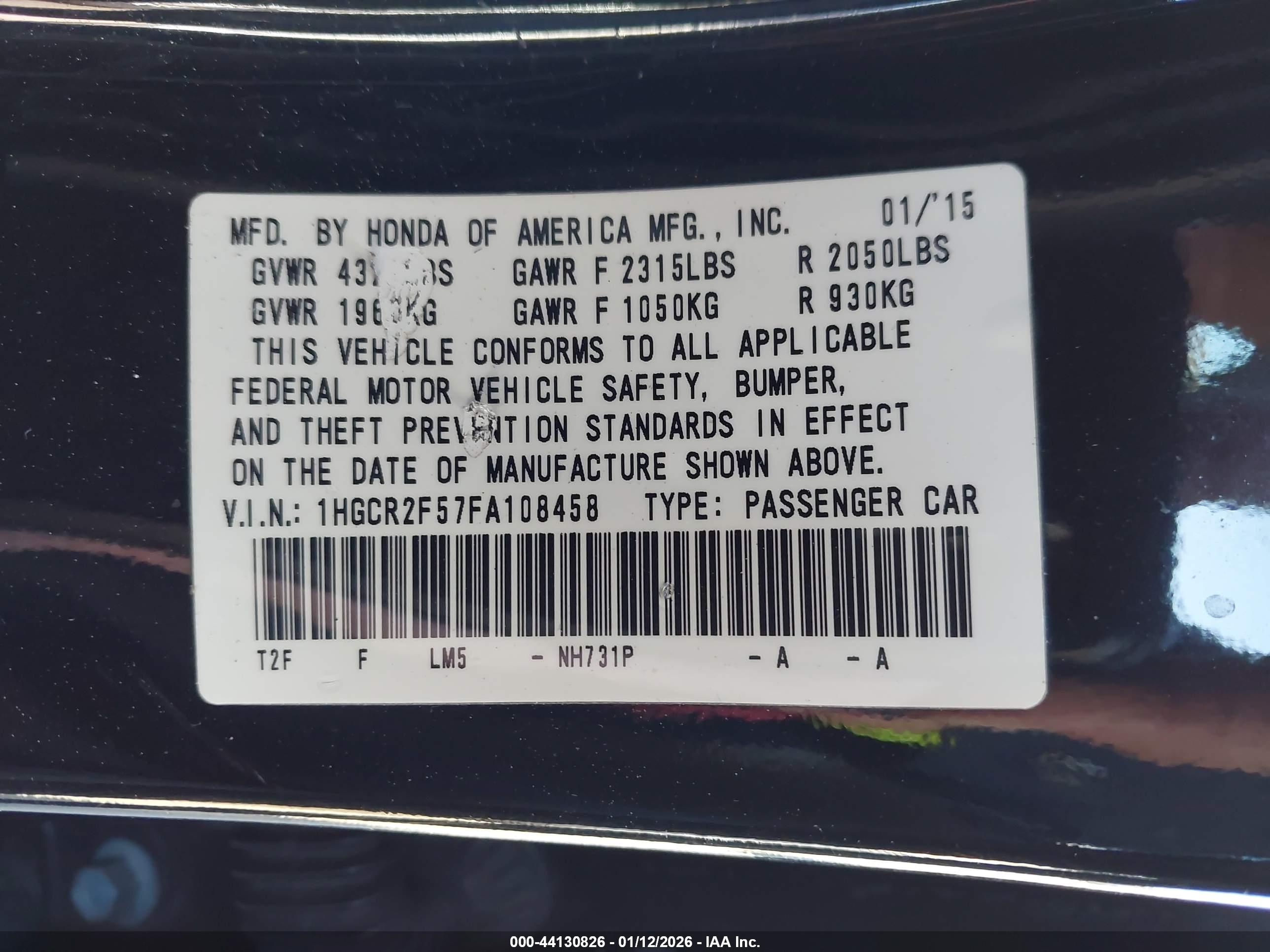 HONDA ACCORD image 9