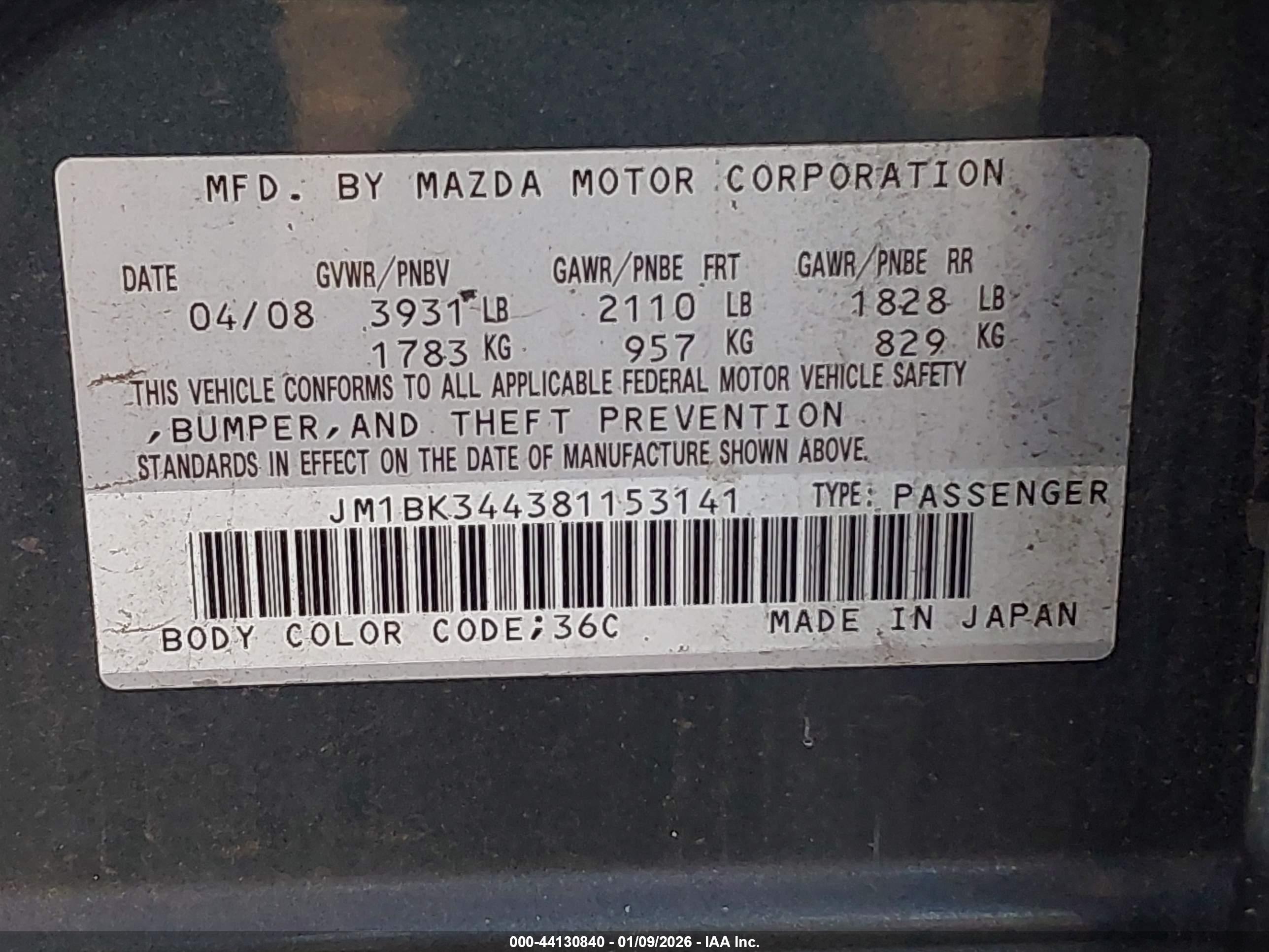 MAZDA MAZDA3 image 9