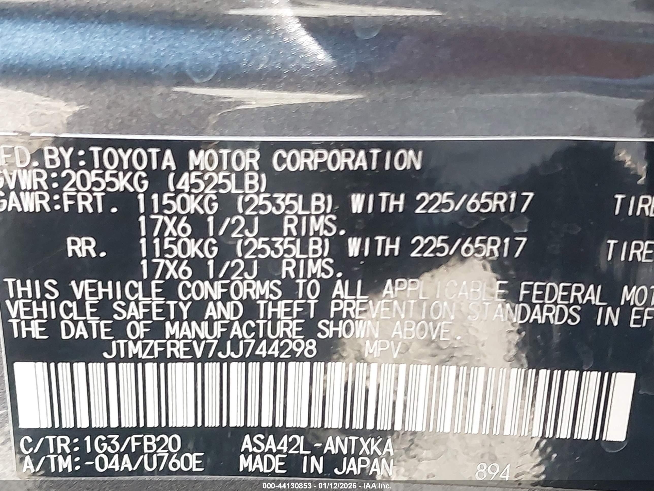 TOYOTA RAV4 image 9