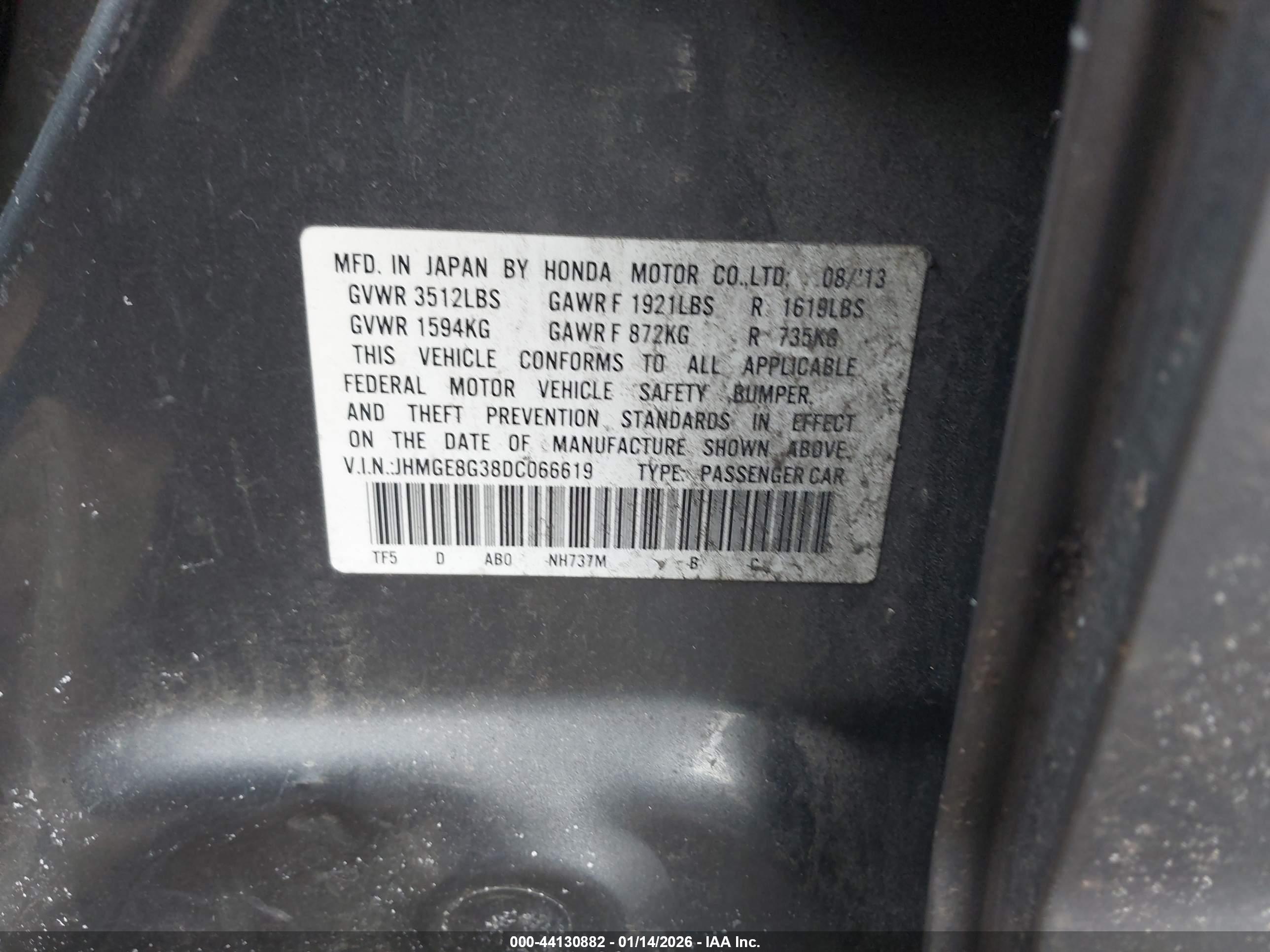 HONDA FIT image 9