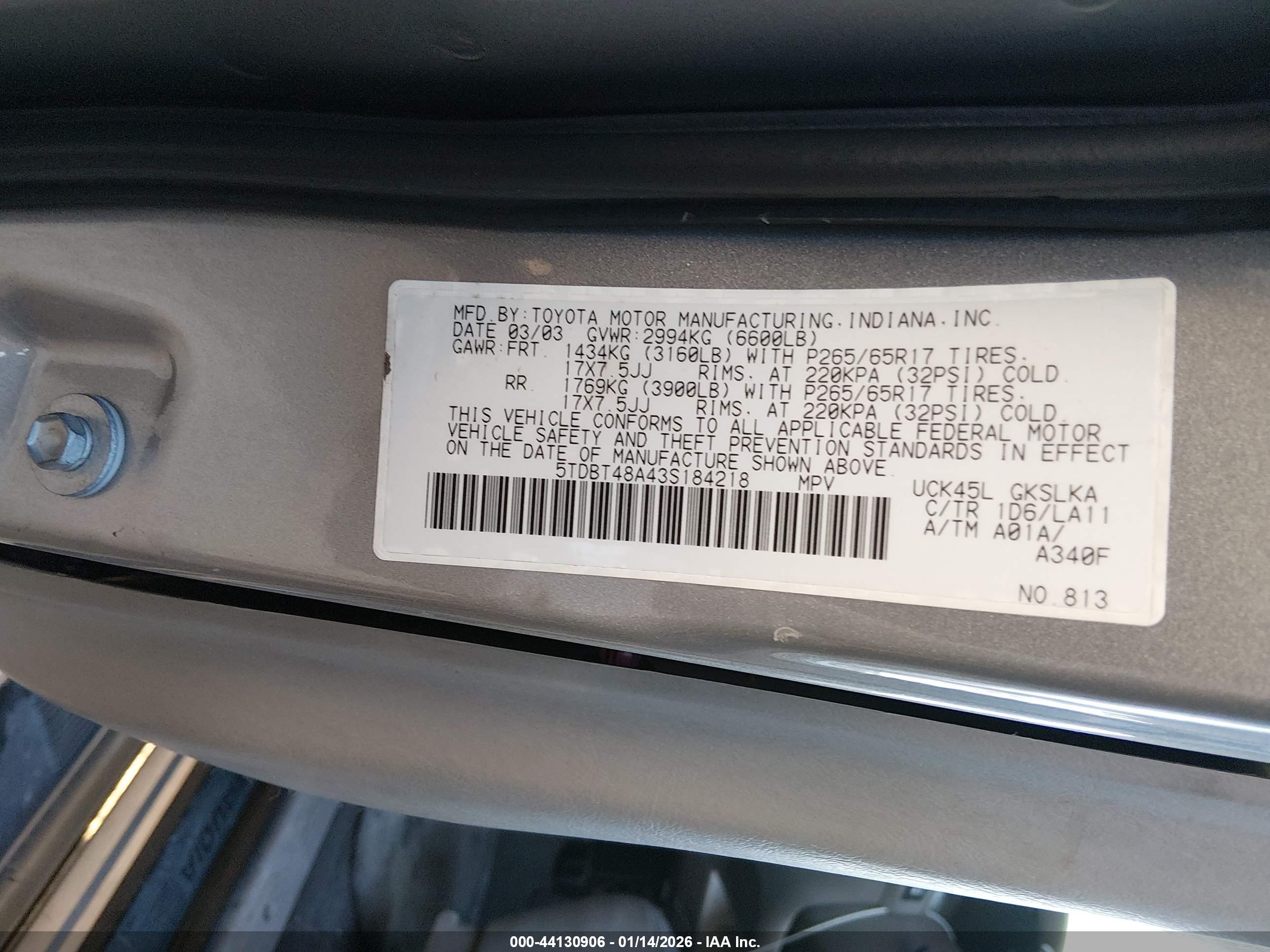 TOYOTA SEQUOIA image 9
