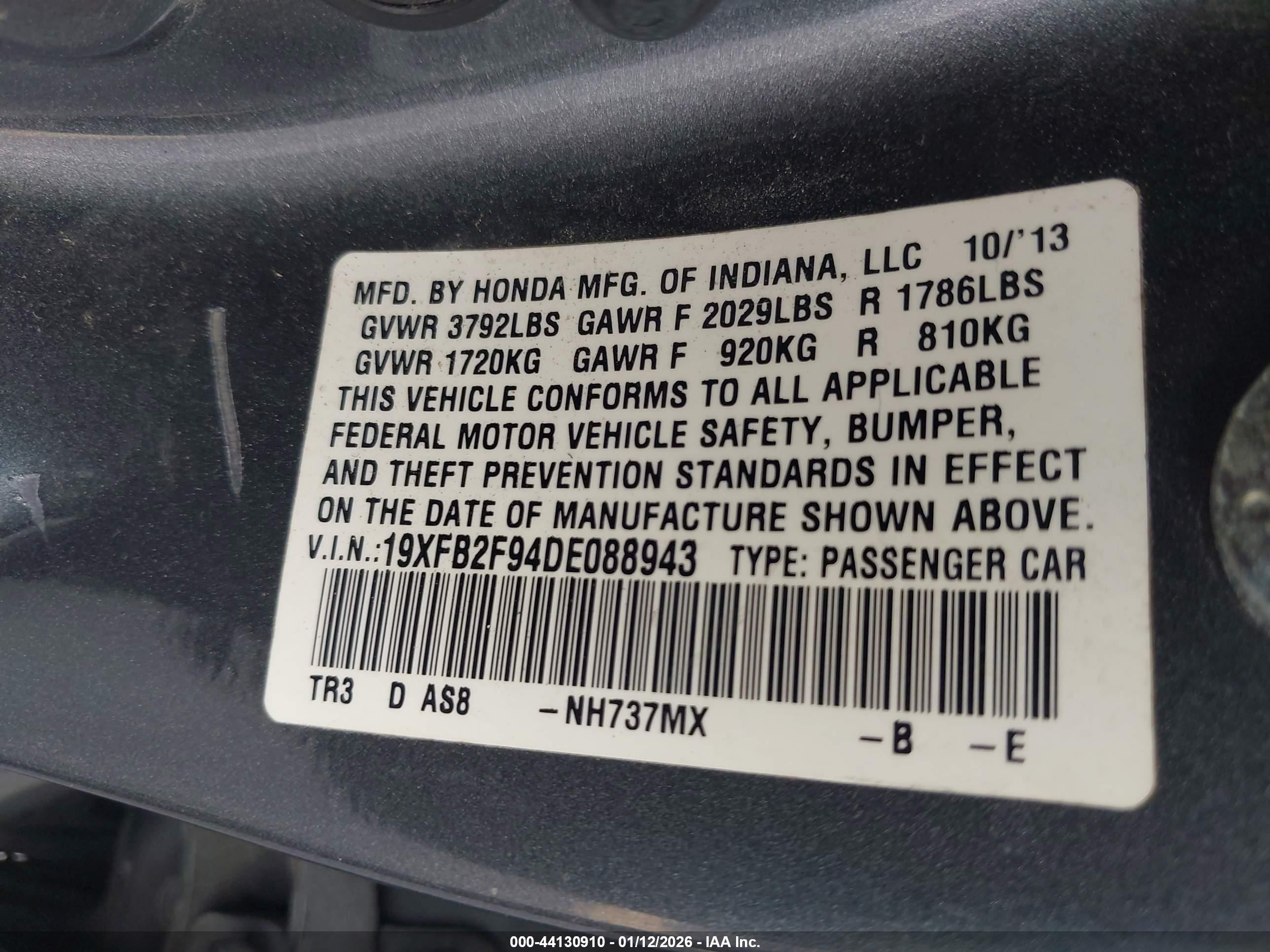HONDA CIVIC image 9