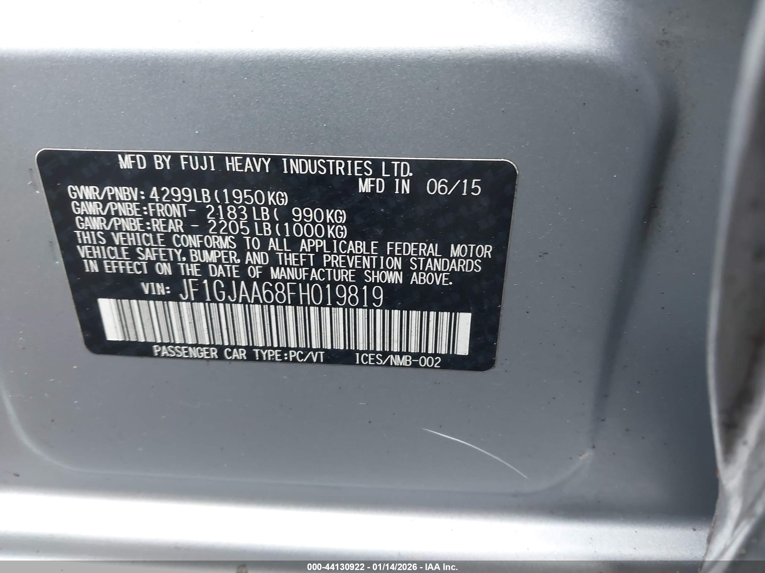 SUBARU IMPREZA image 9
