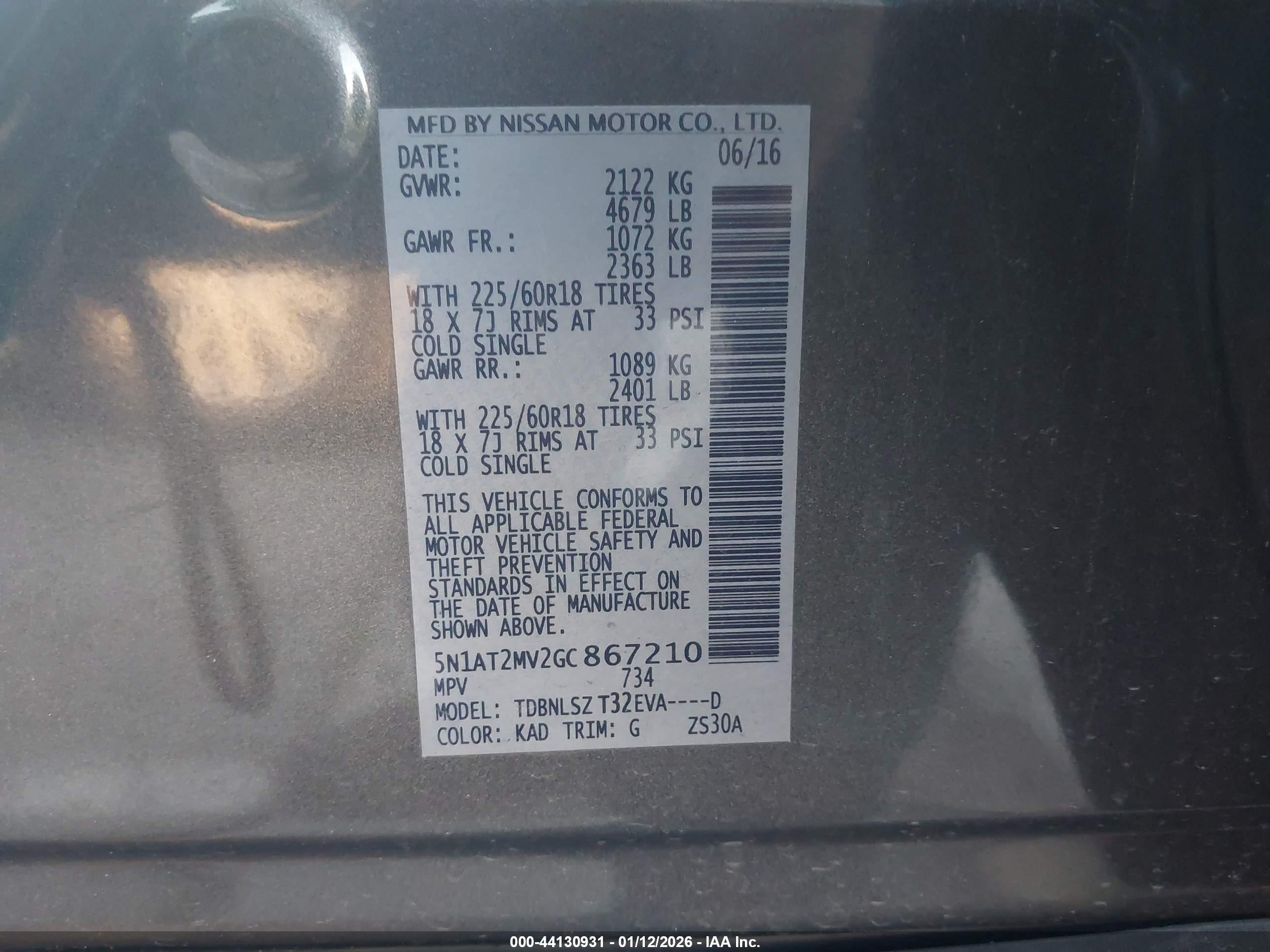 NISSAN ROGUE image 9