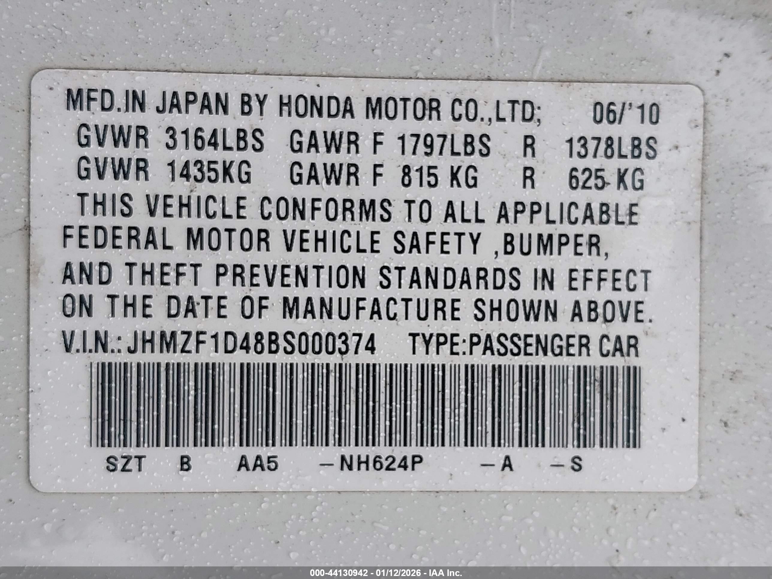 HONDA CR-Z image 9