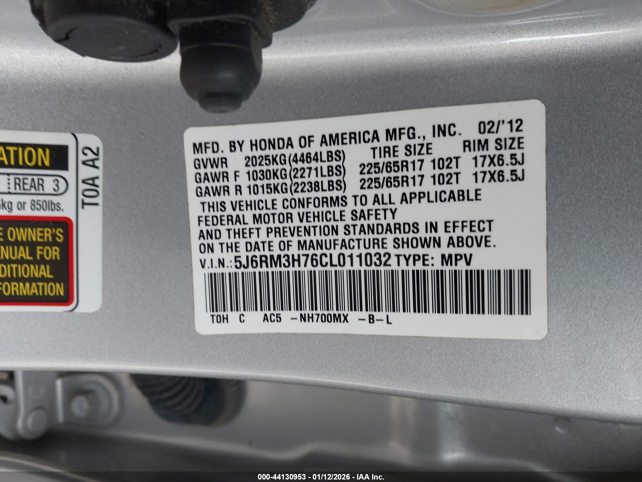 HONDA CR-V image 9