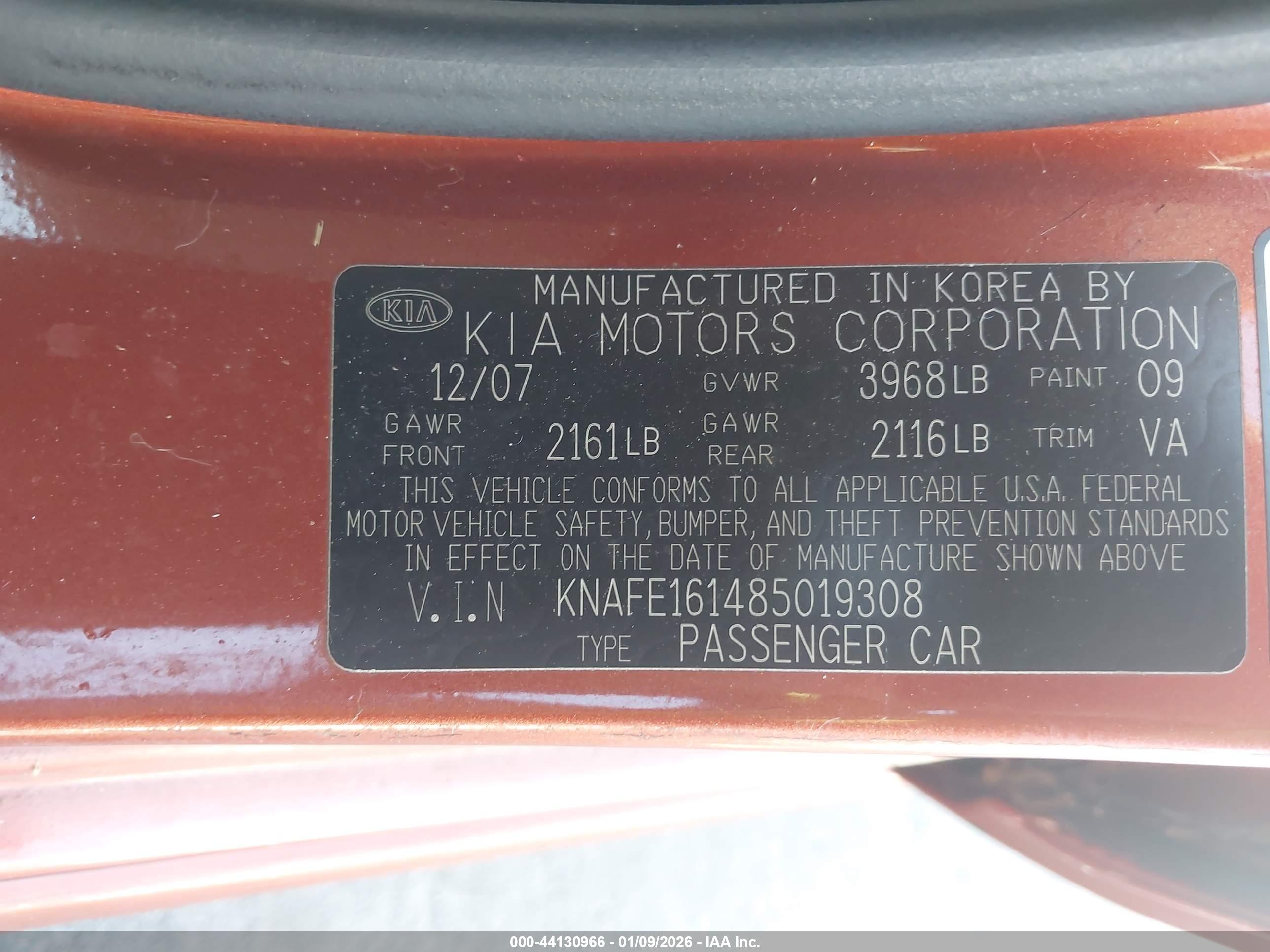 KIA SPECTRA5 image 9