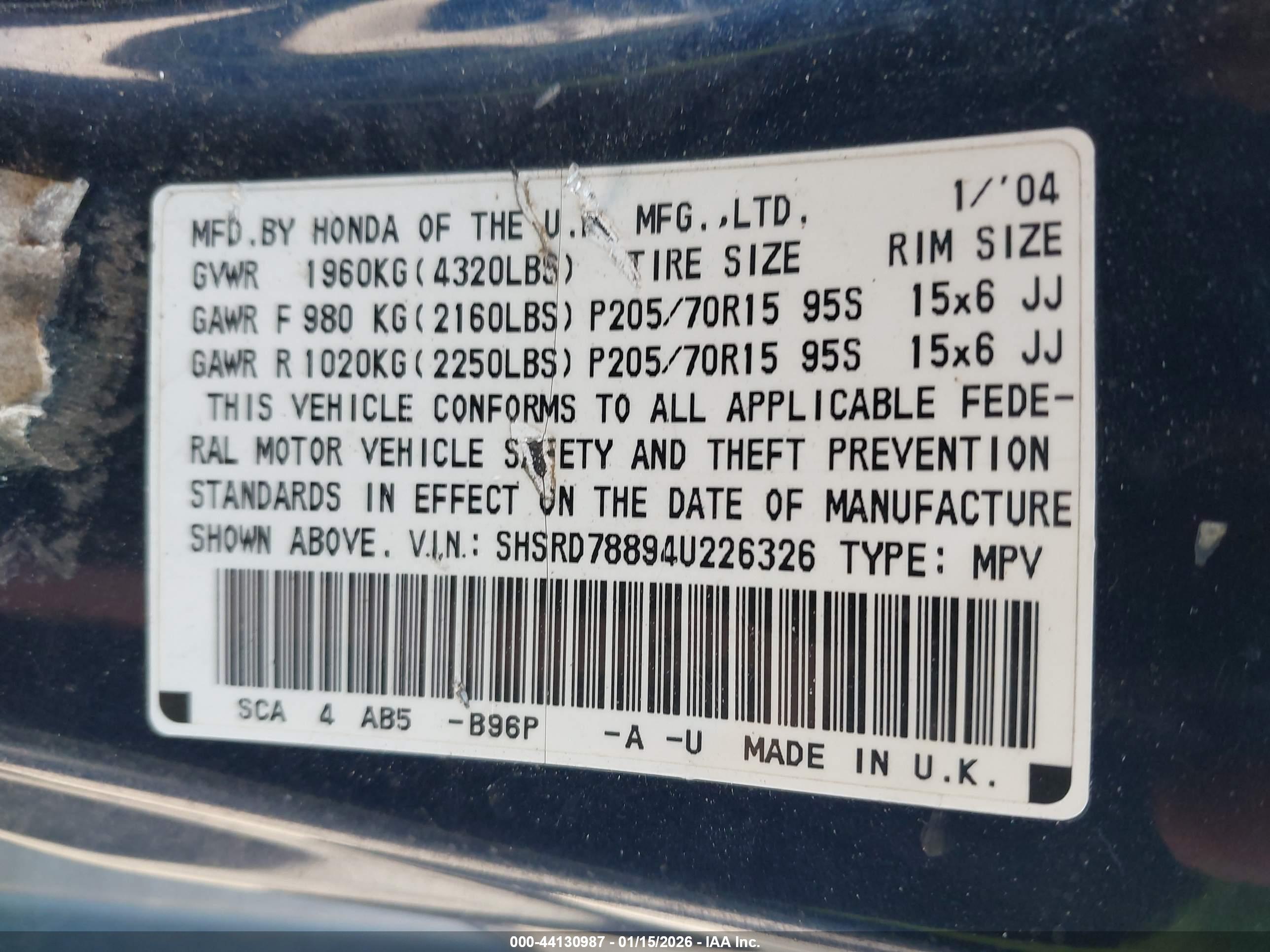 HONDA CR-V image 9