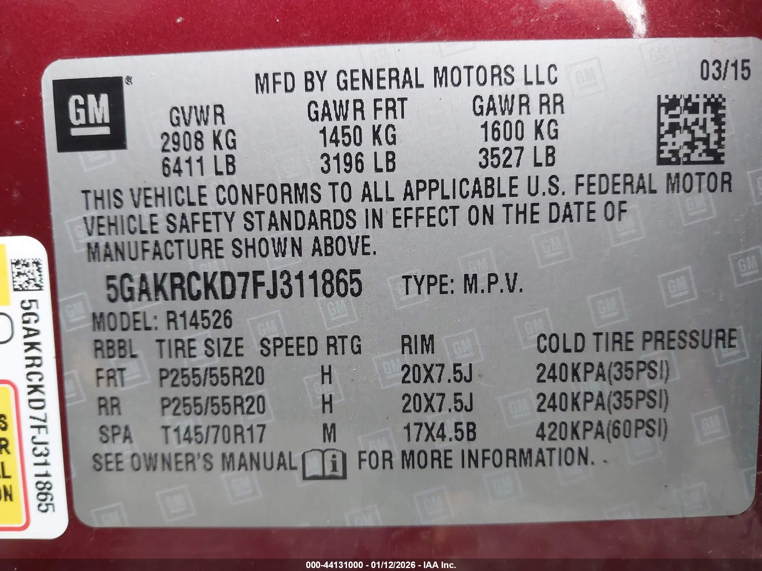 BUICK ENCLAVE image 9