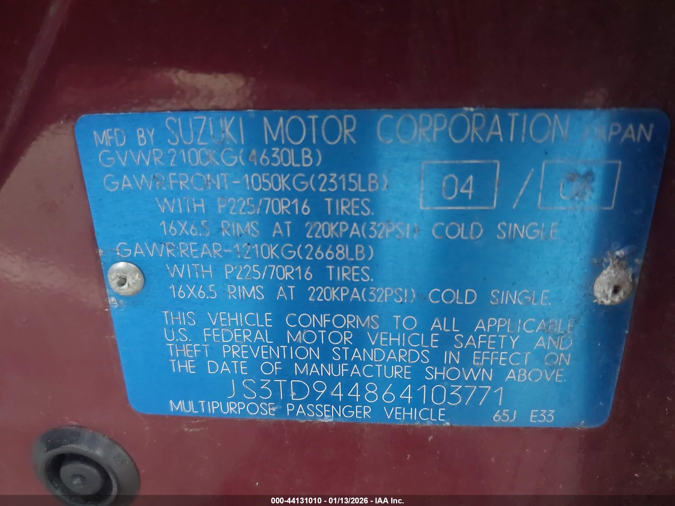 SUZUKI GRAND image 9