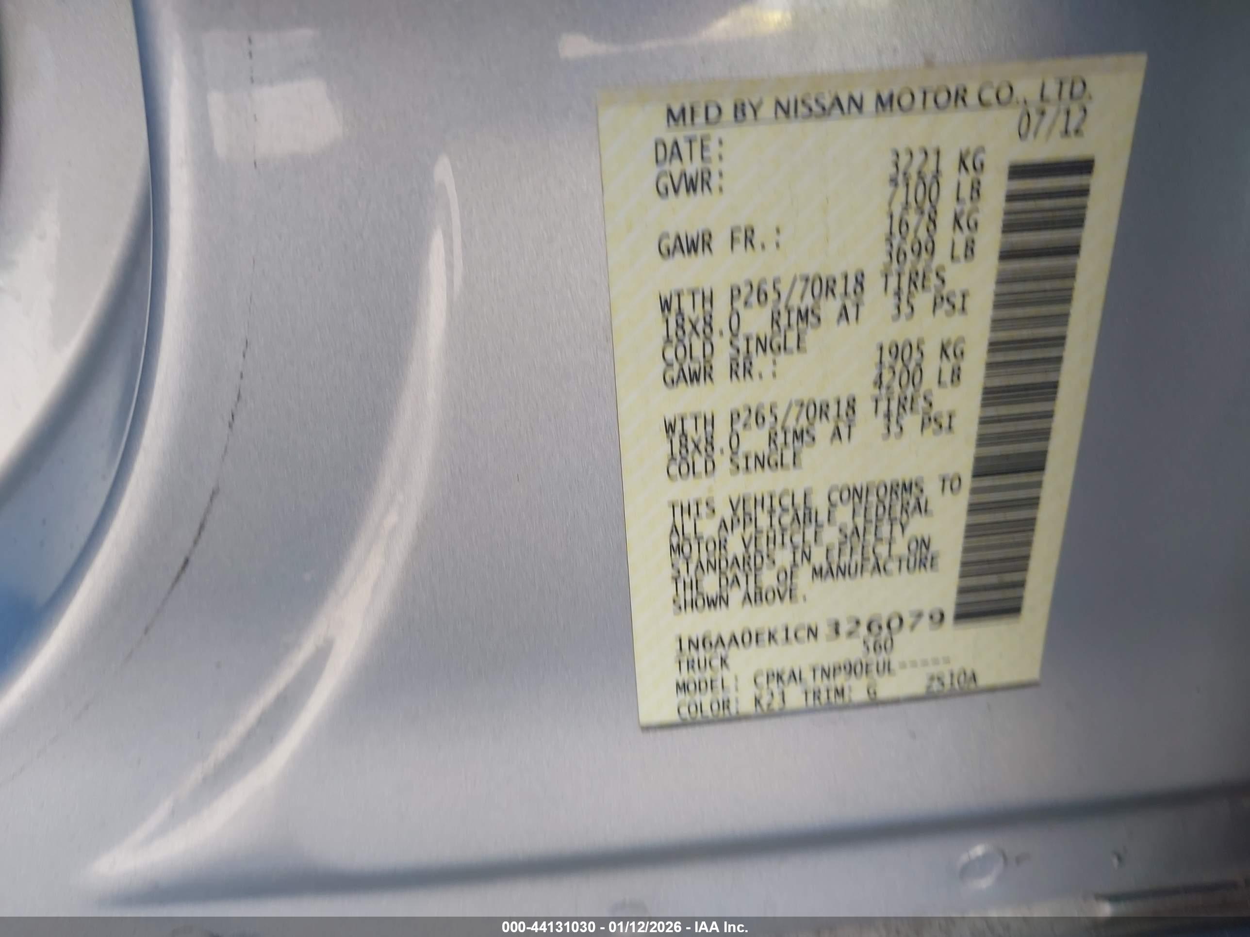 NISSAN TITAN image 9