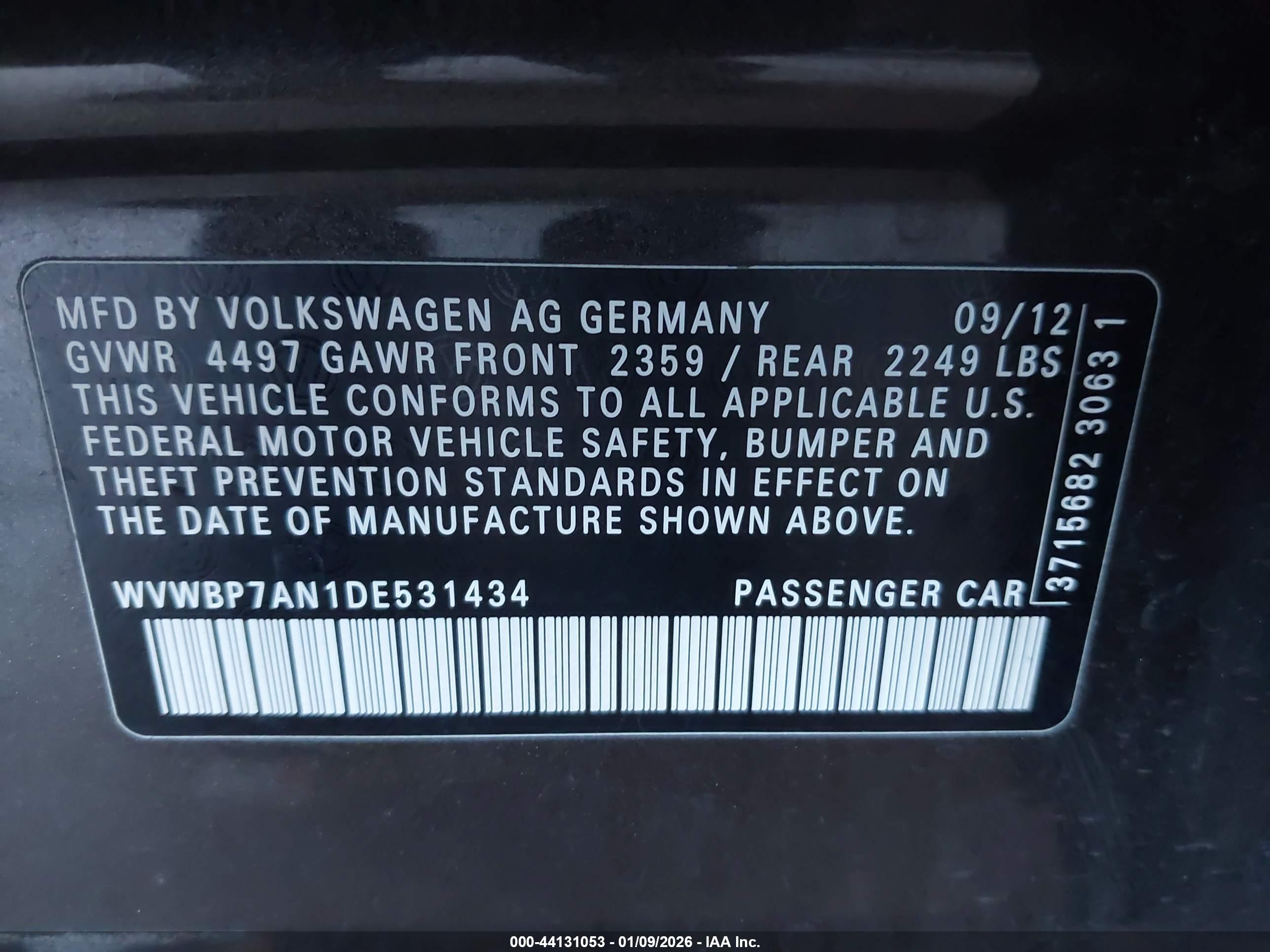 VOLKSWAGEN CC image 9