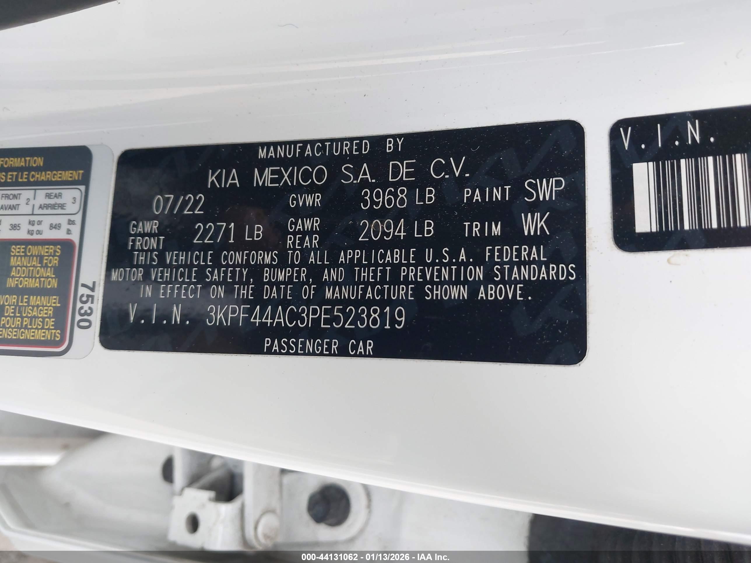 KIA FORTE image 9