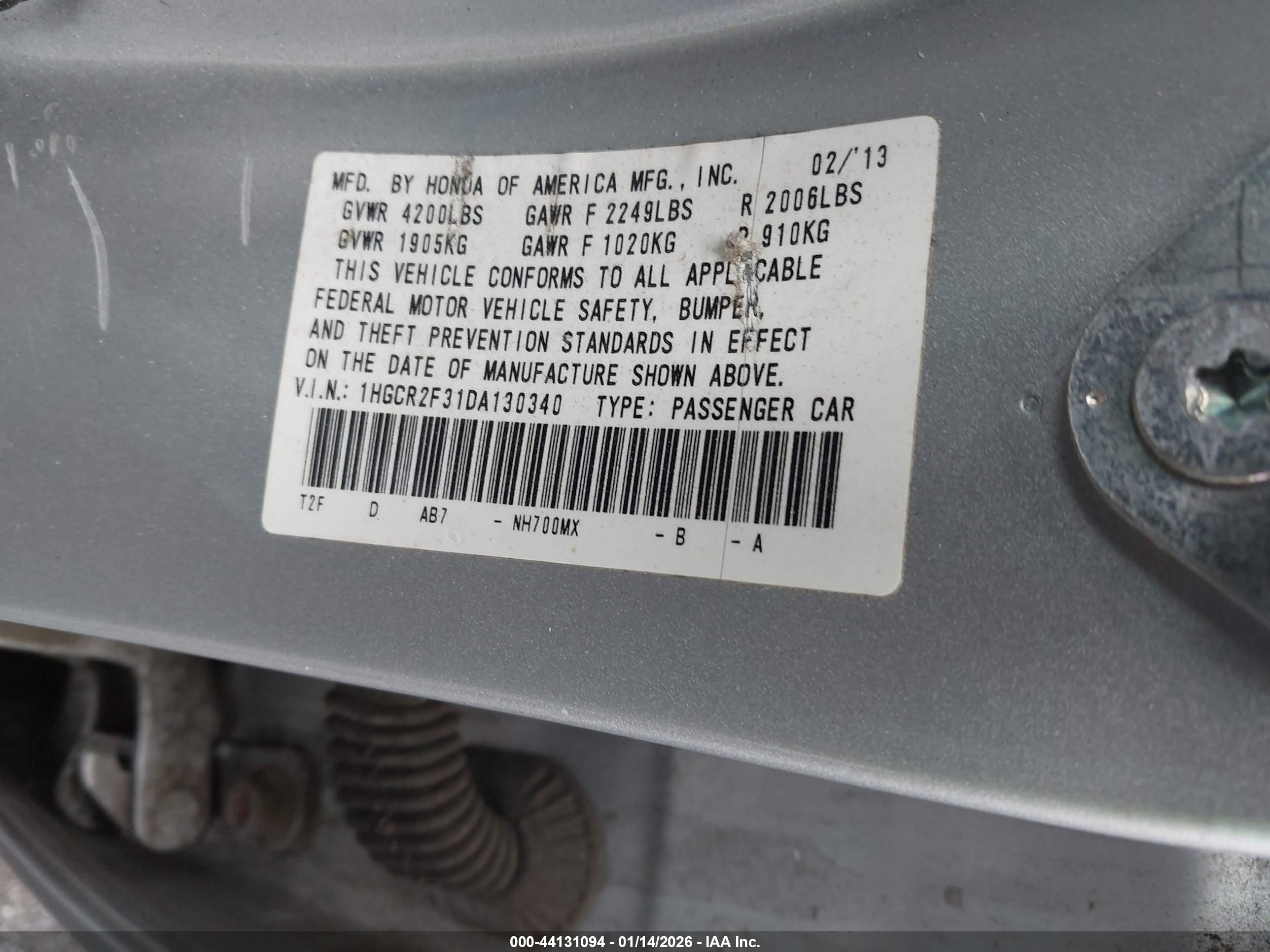 HONDA ACCORD image 9