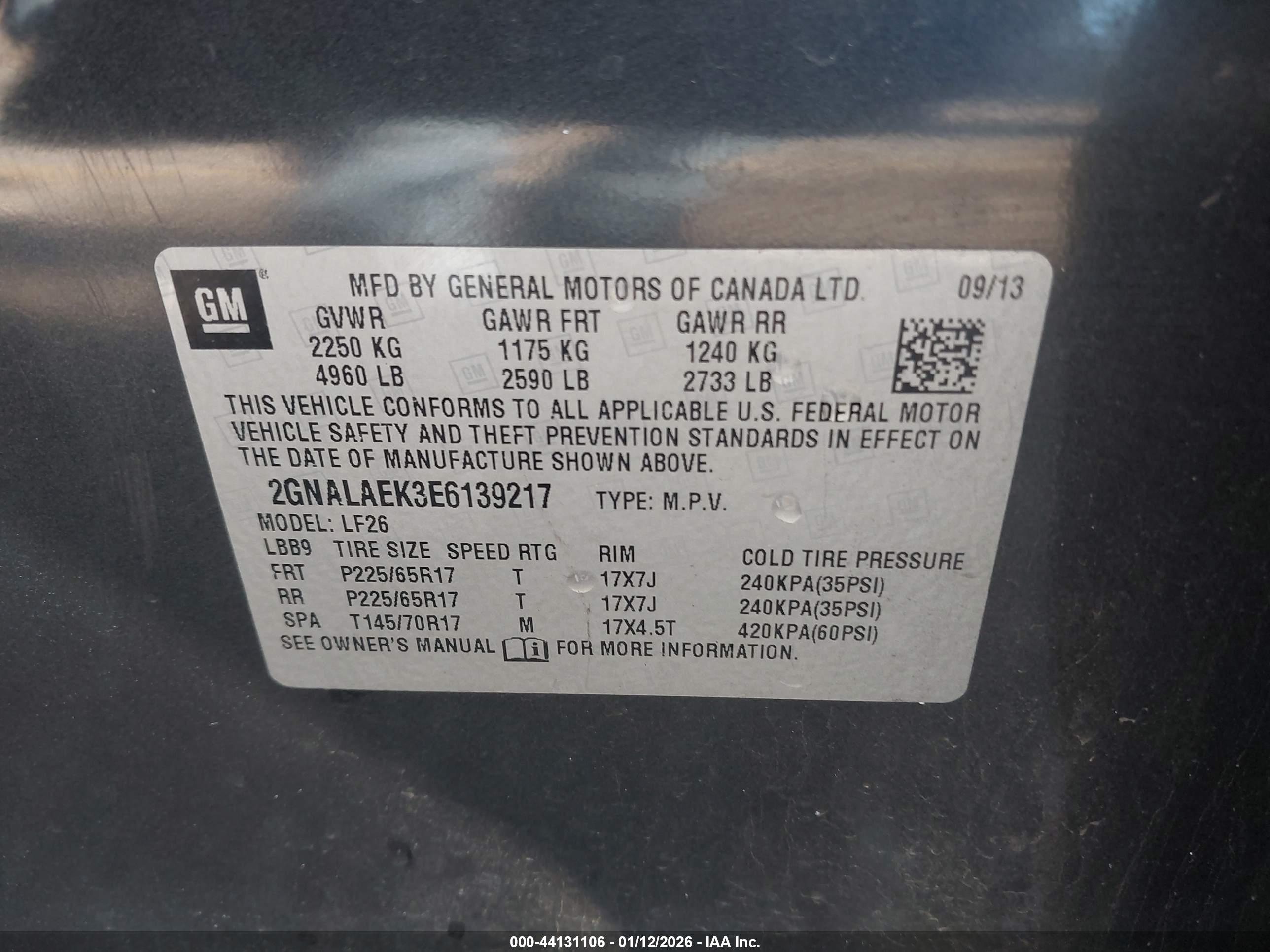 CHEVROLET EQUINOX image 9