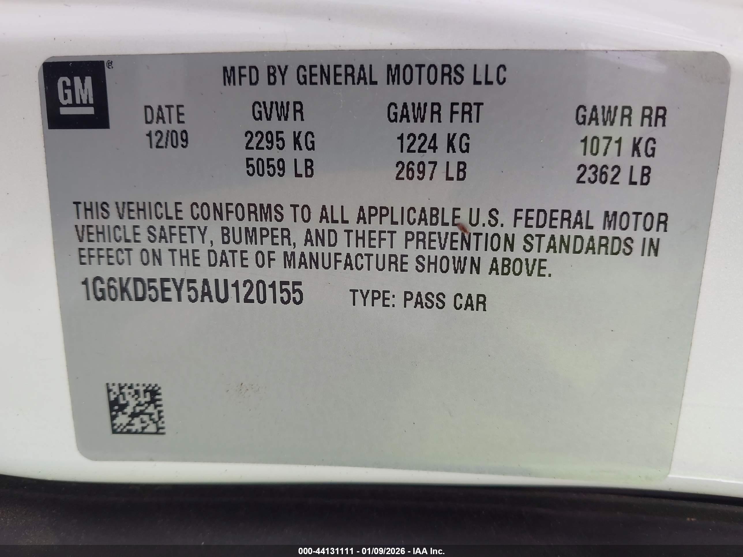 CADILLAC DTS image 9