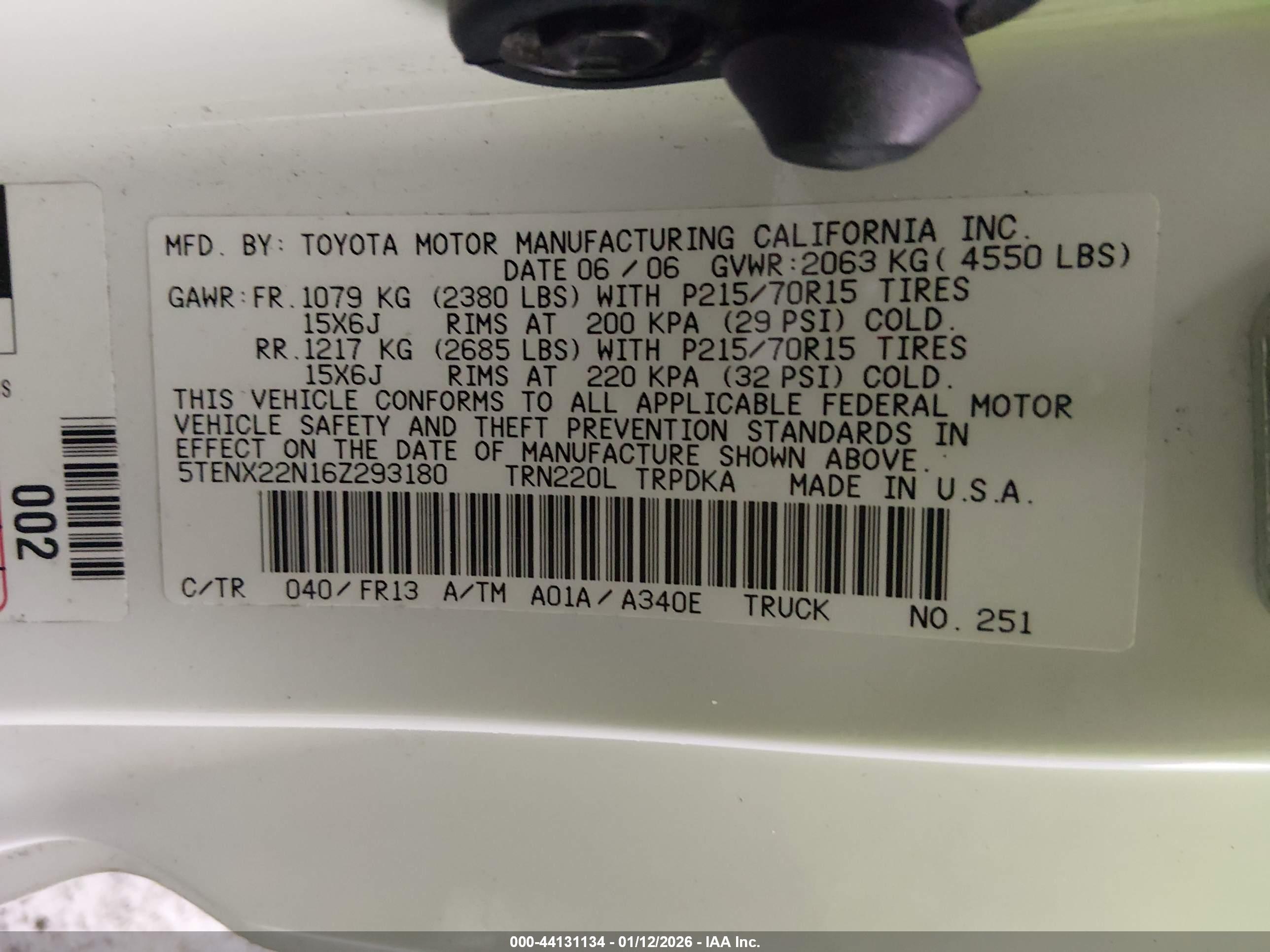 TOYOTA TACOMA image 9