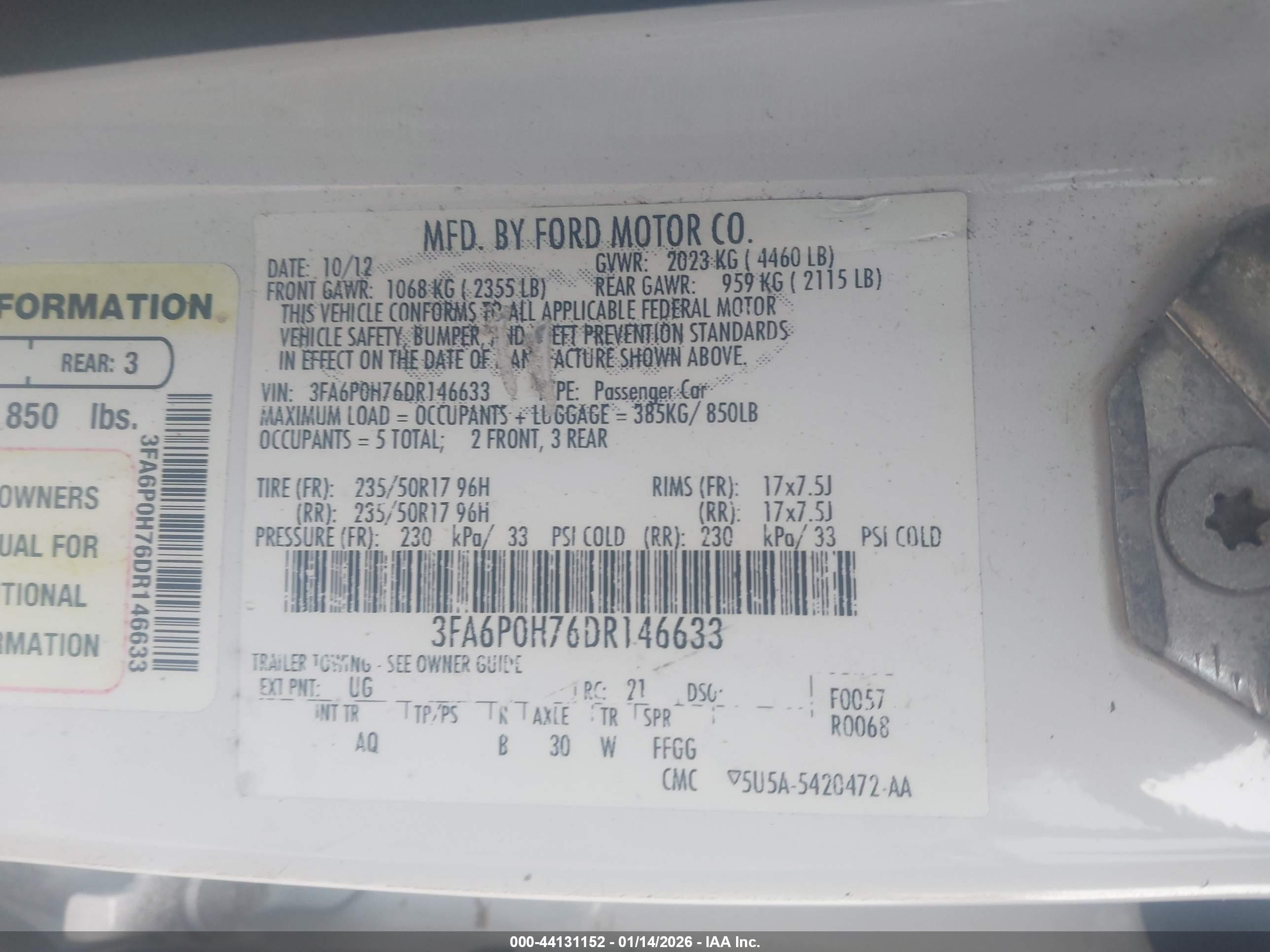 FORD FUSION image 9