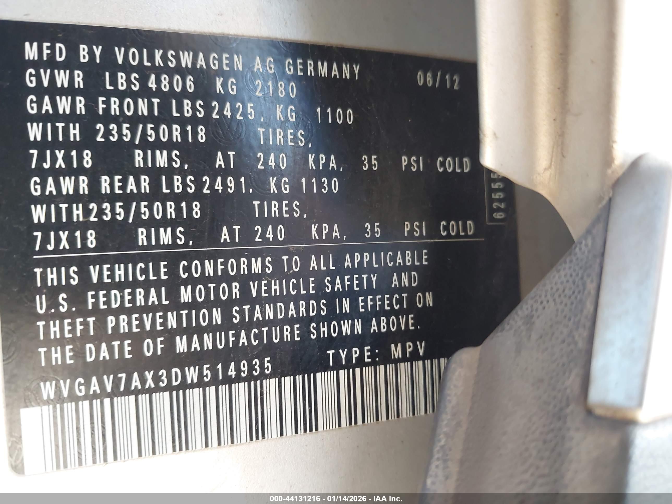 VOLKSWAGEN TIGUAN image 9