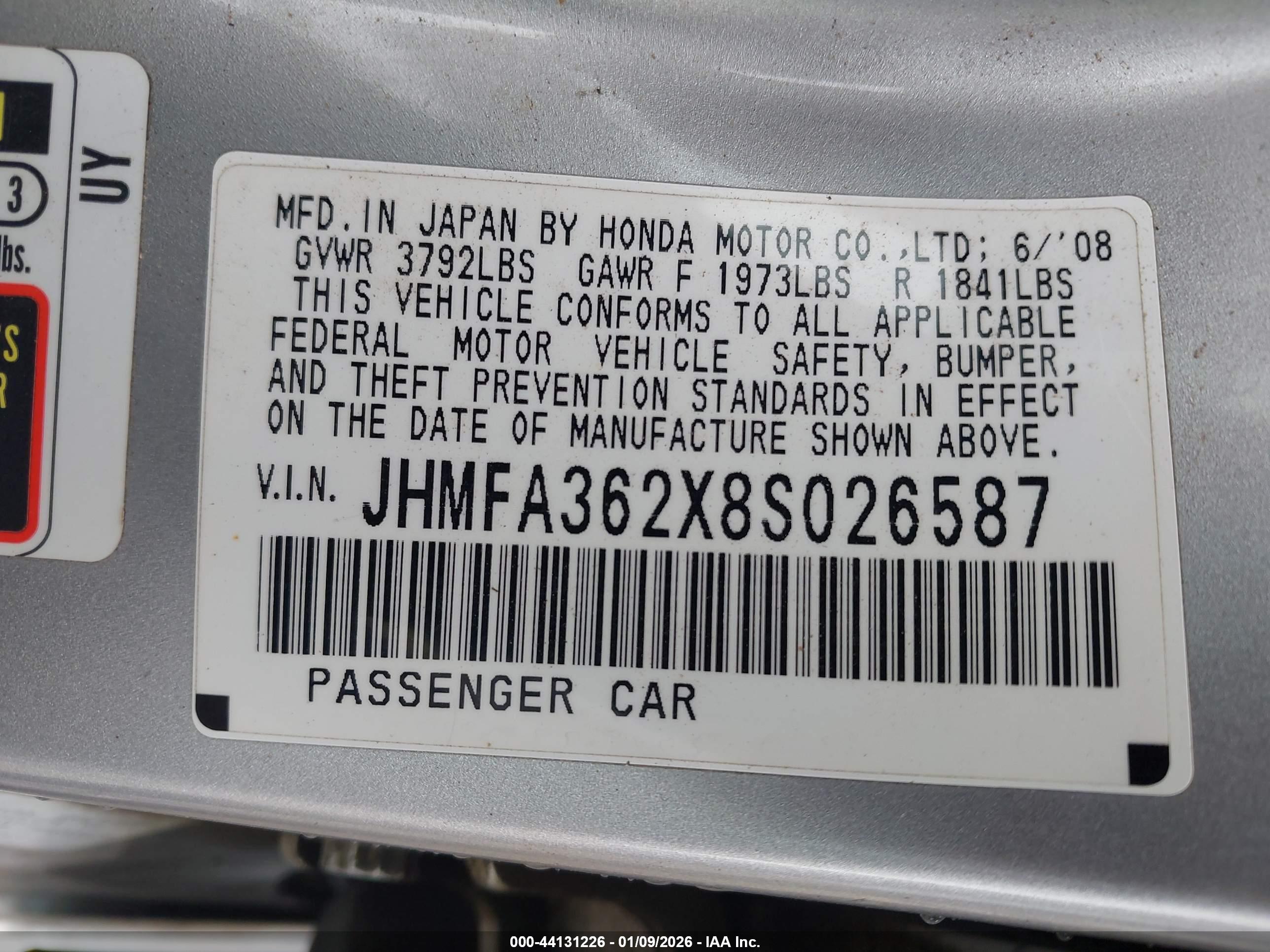 HONDA CIVIC image 9