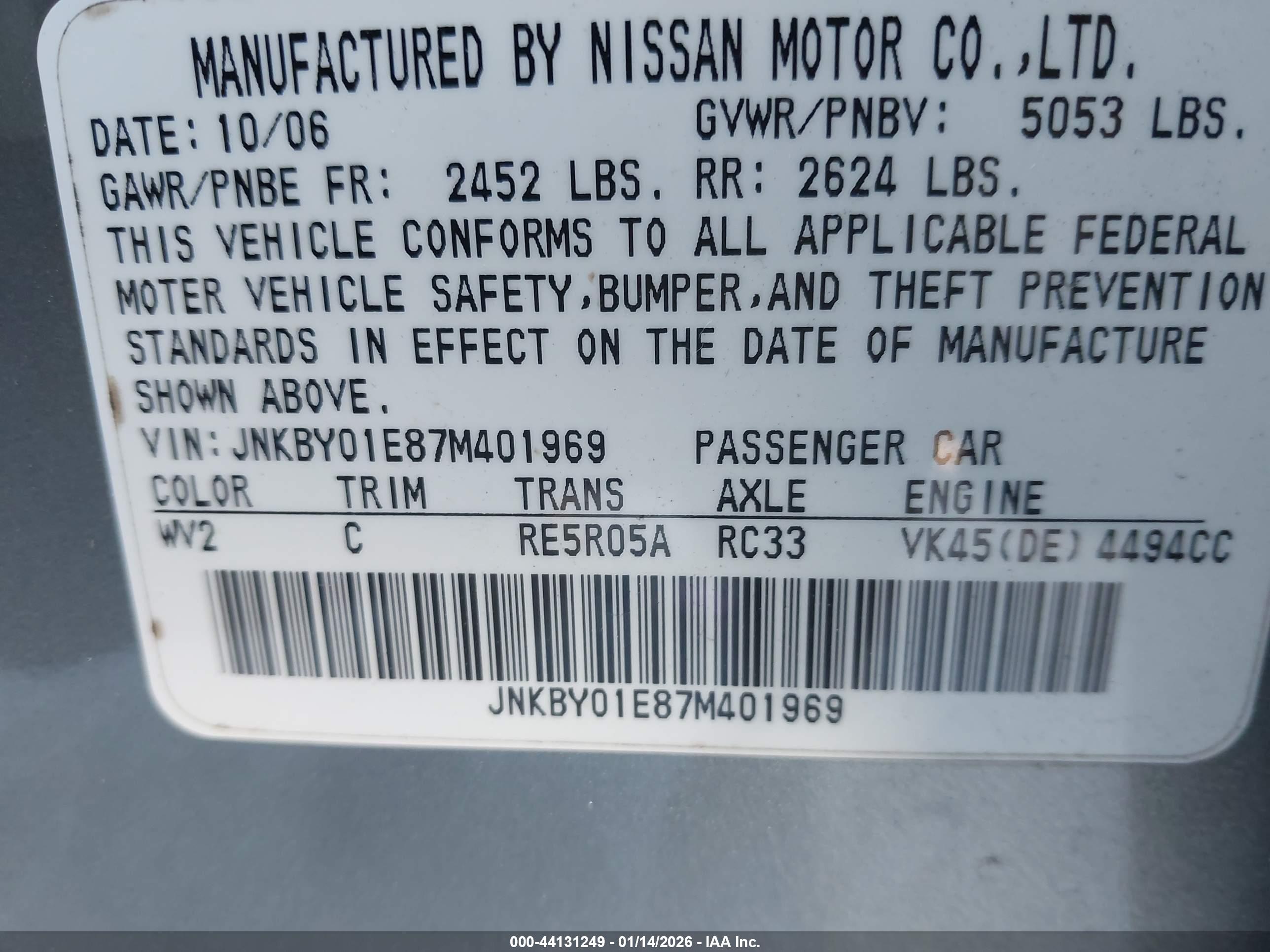 INFINITI M45 image 9
