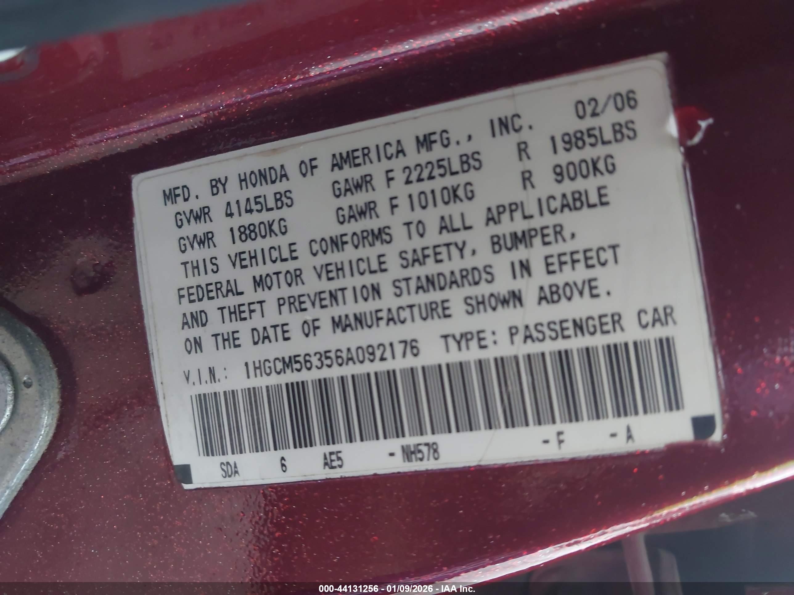 HONDA ACCORD image 9