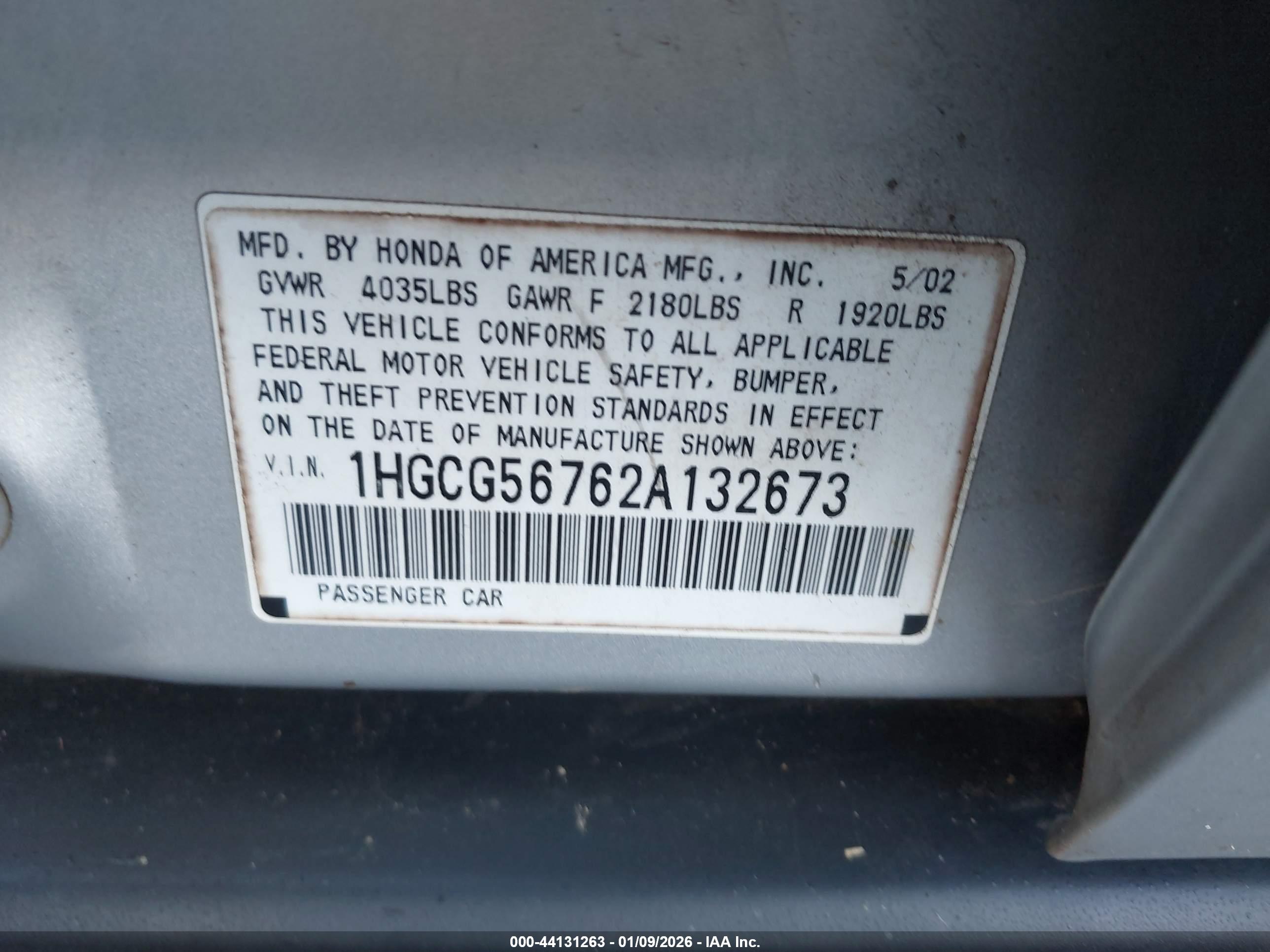 HONDA ACCORD image 9