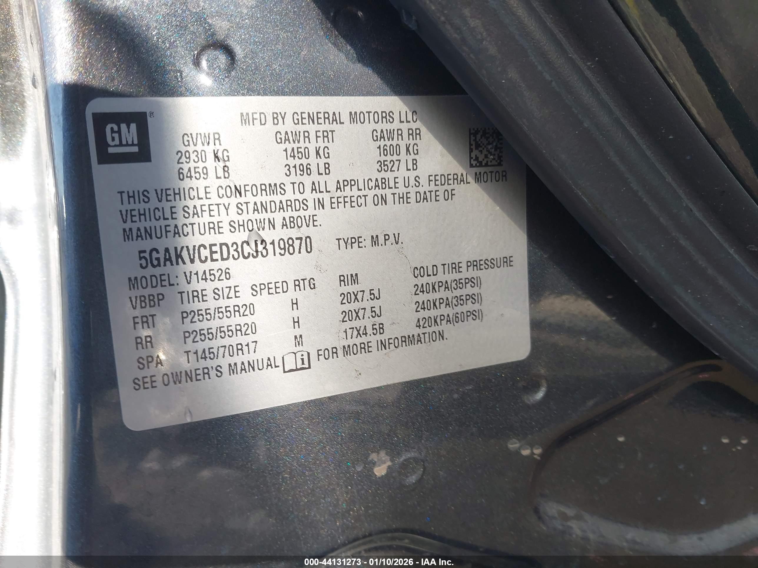 BUICK ENCLAVE image 9