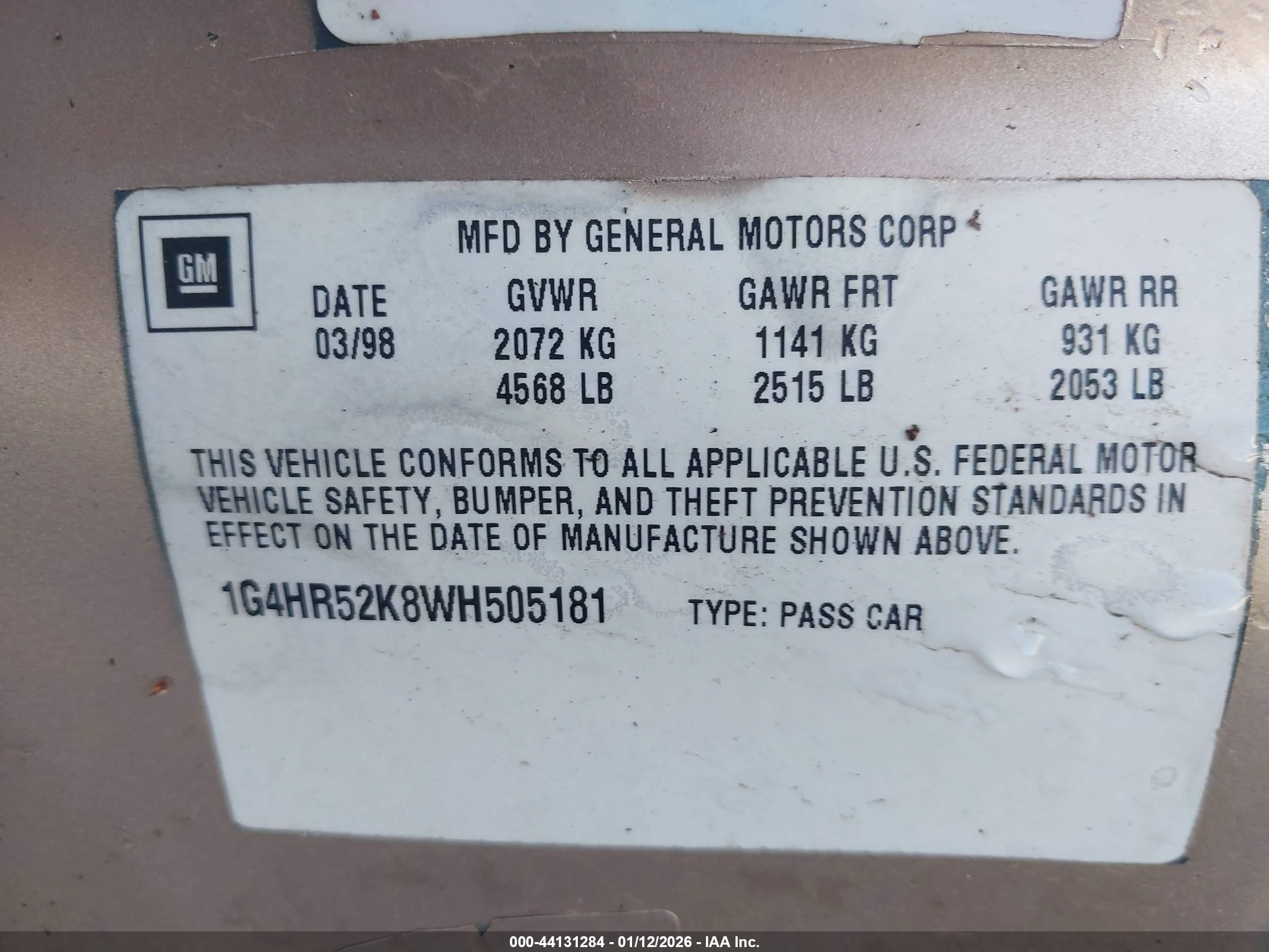 BUICK LESABRE image 9