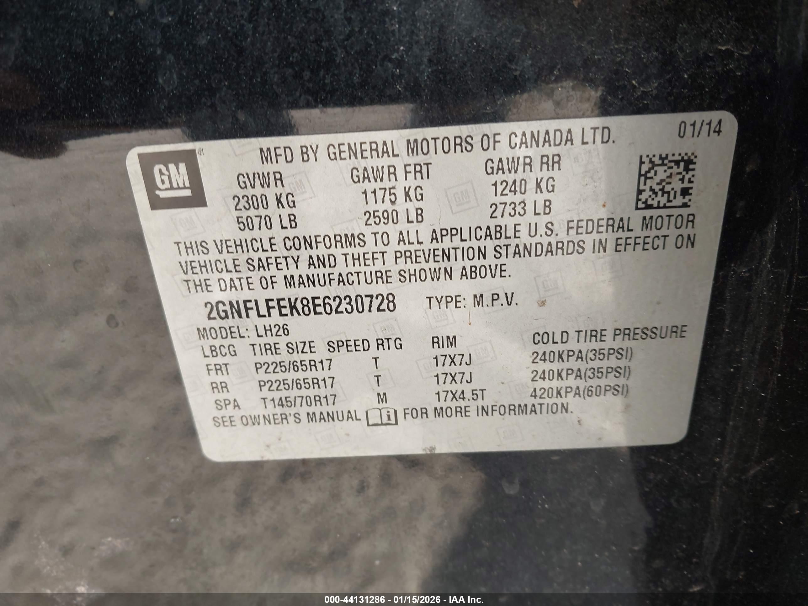 CHEVROLET EQUINOX image 9