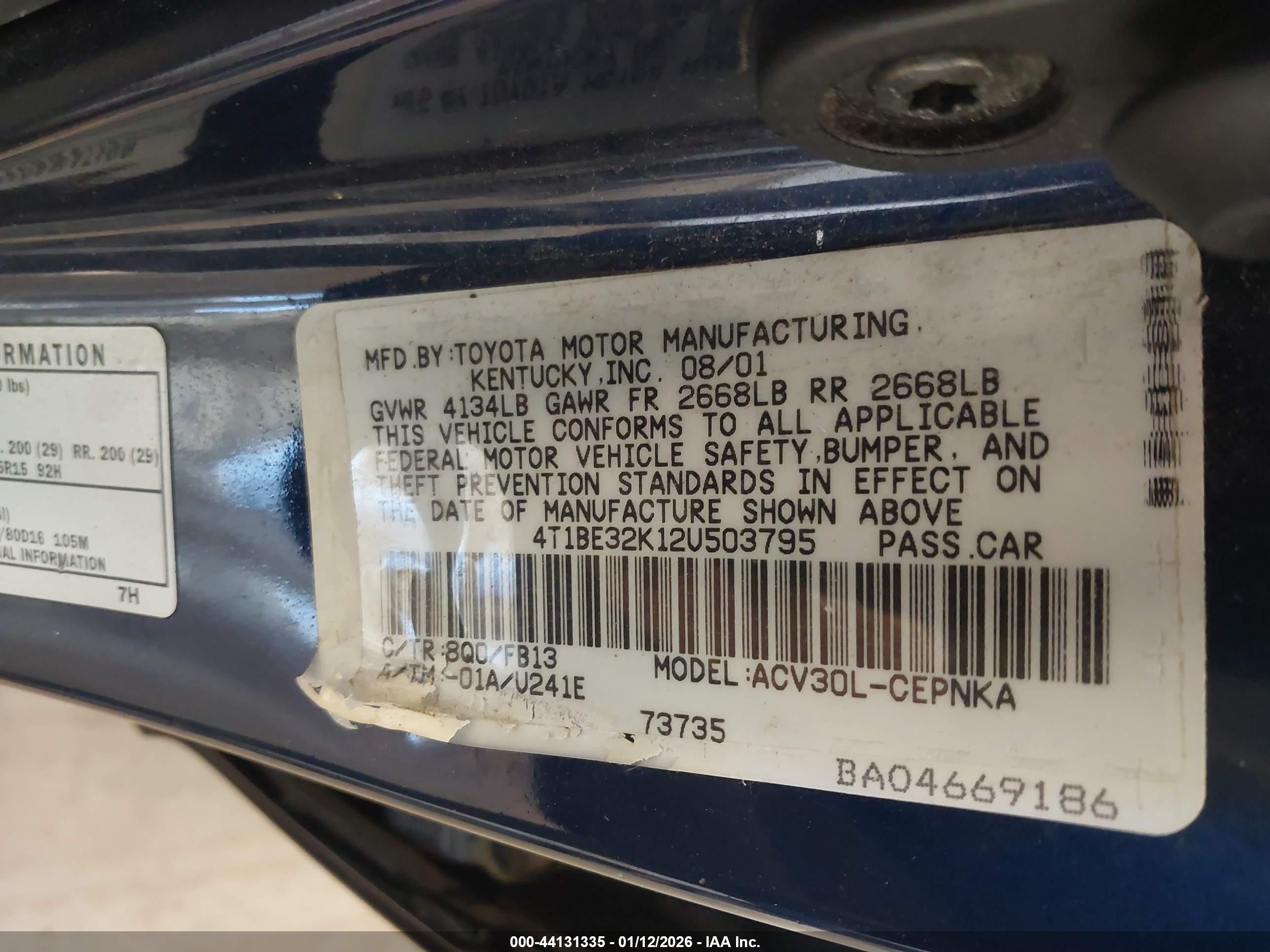 TOYOTA CAMRY image 9