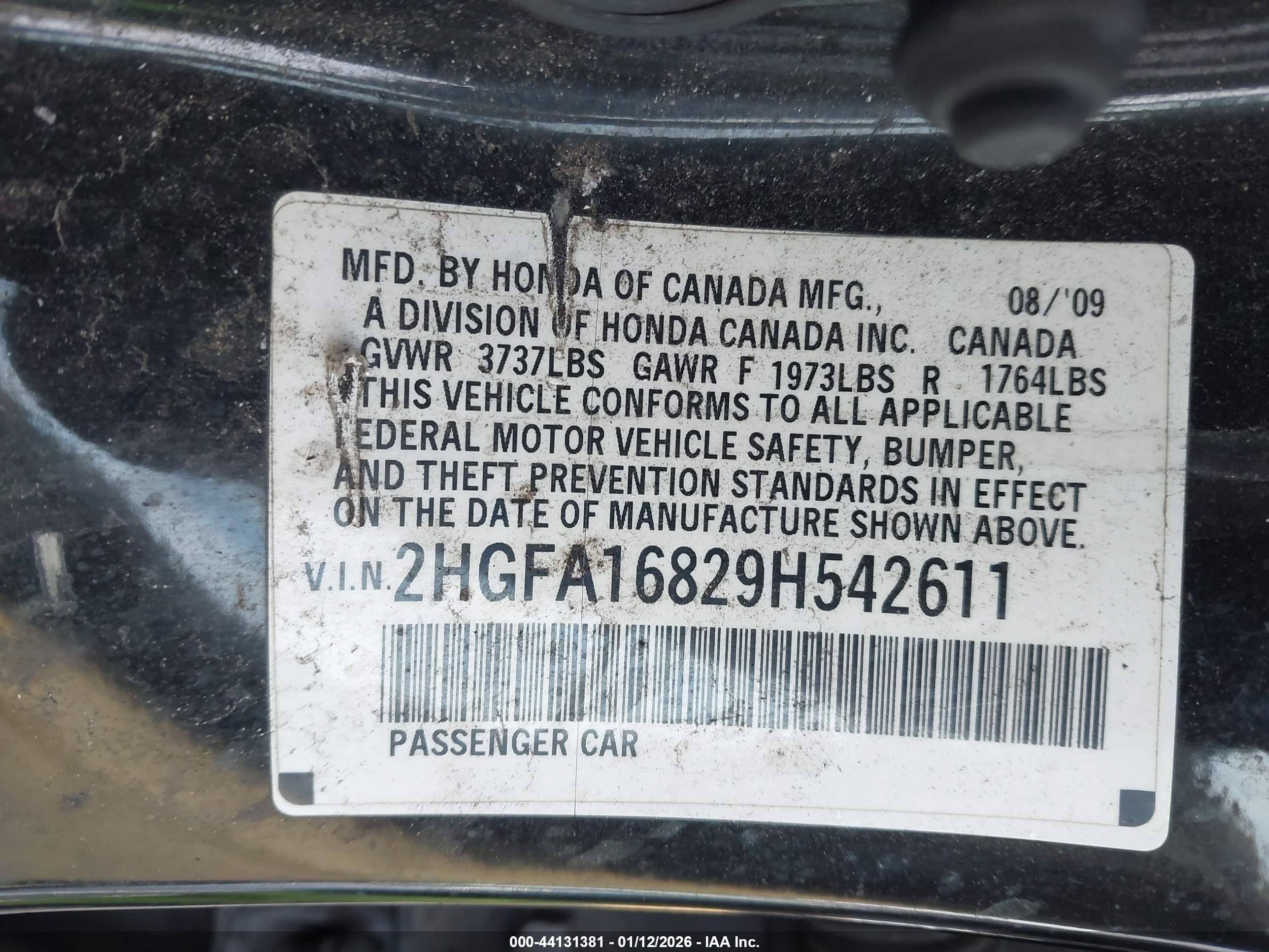 HONDA CIVIC image 9