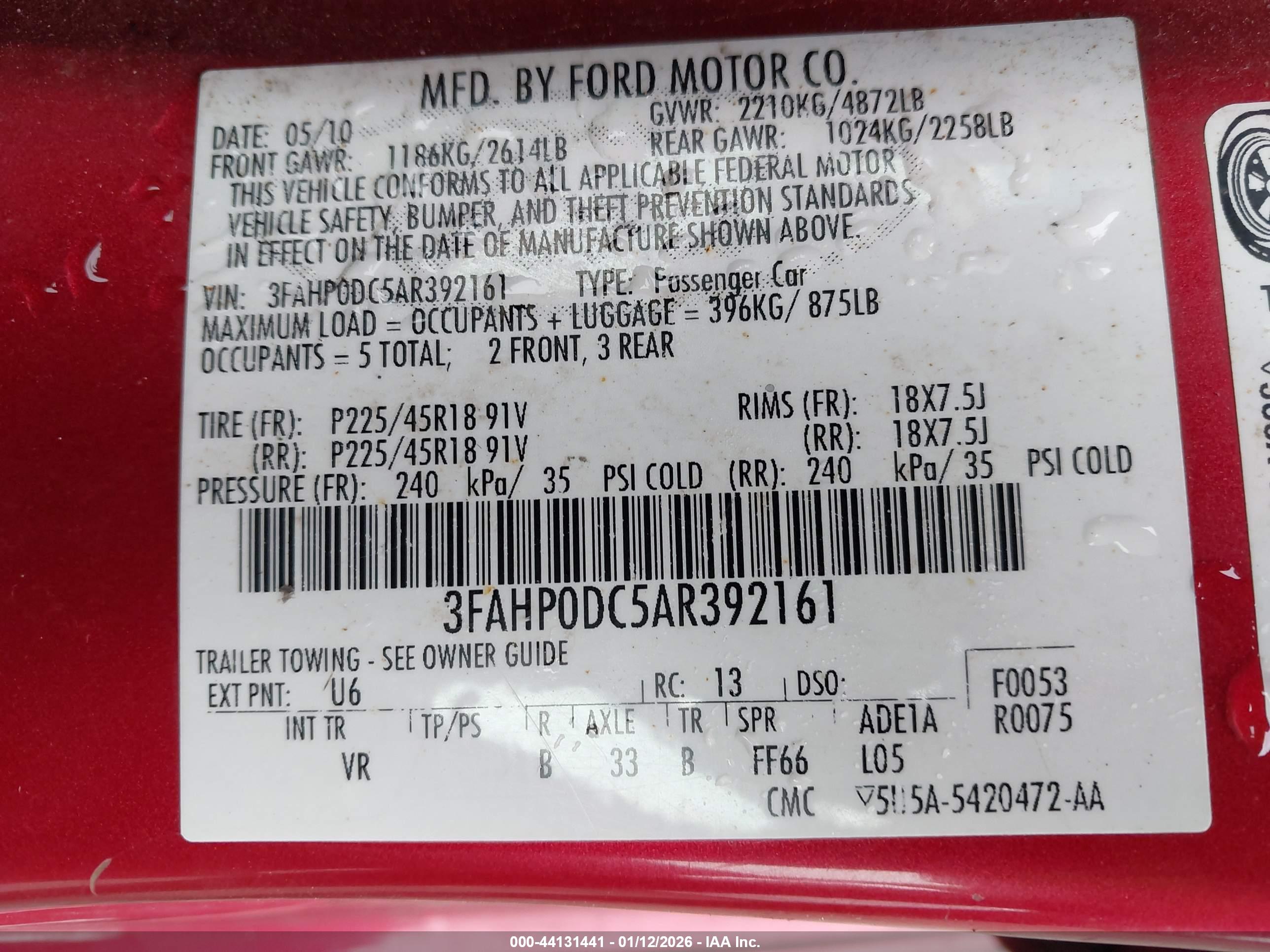 FORD FUSION image 9