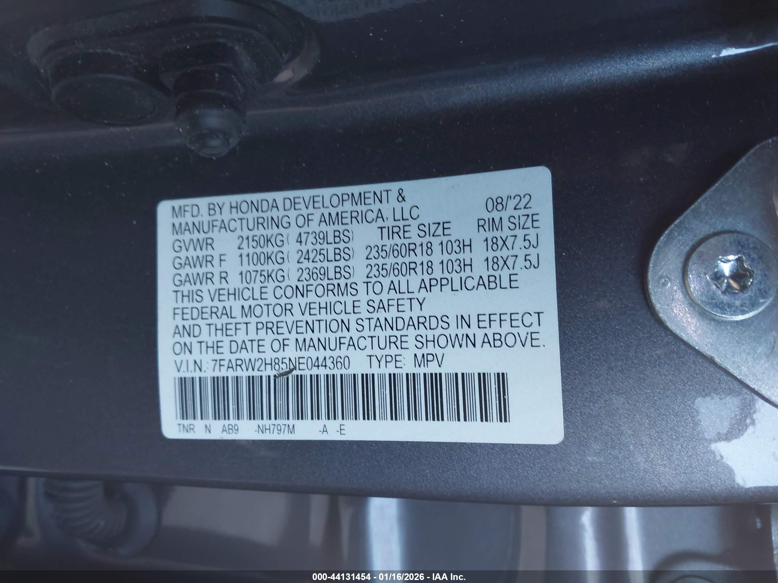 HONDA CR-V image 9