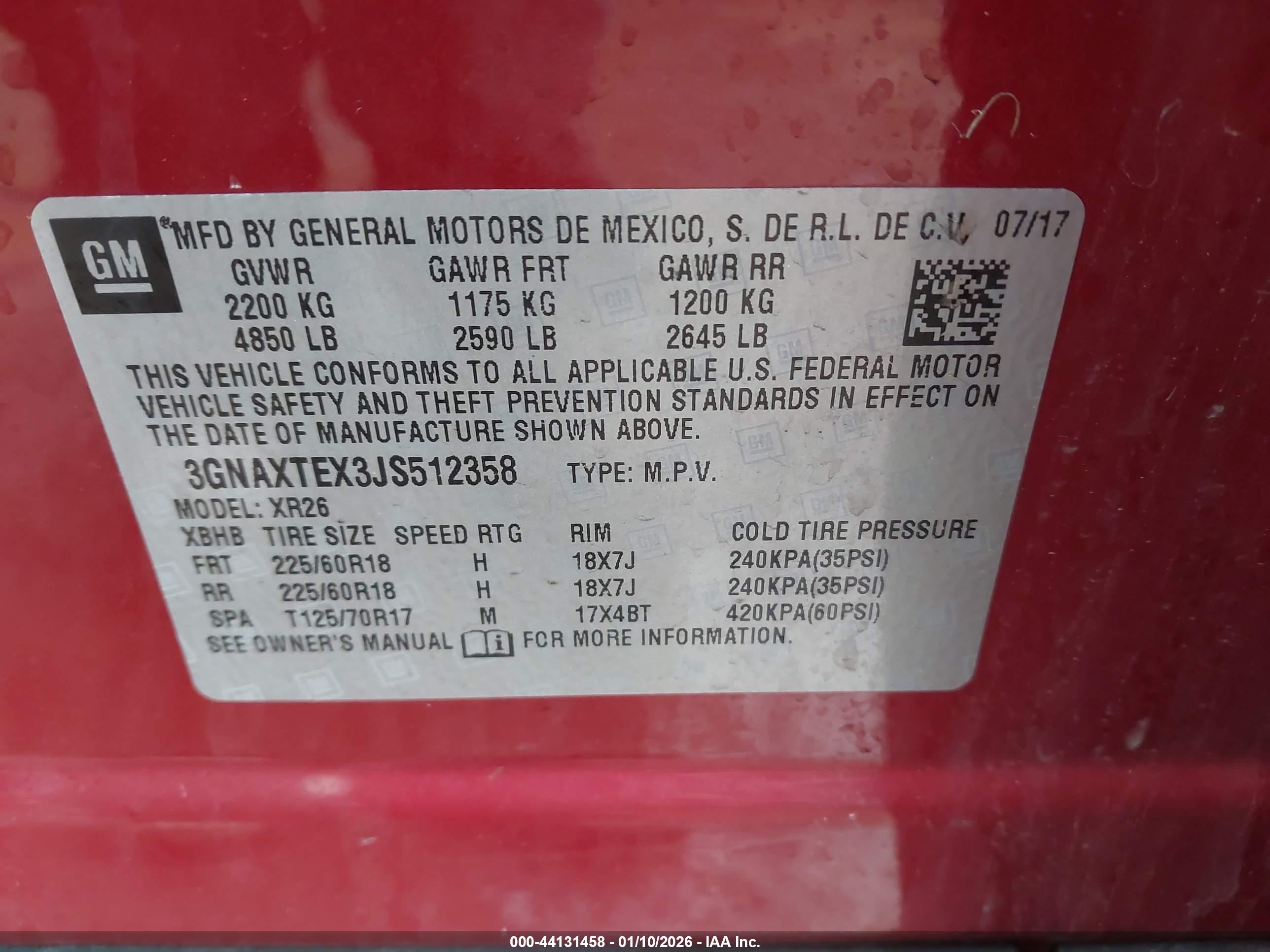 CHEVROLET EQUINOX image 9