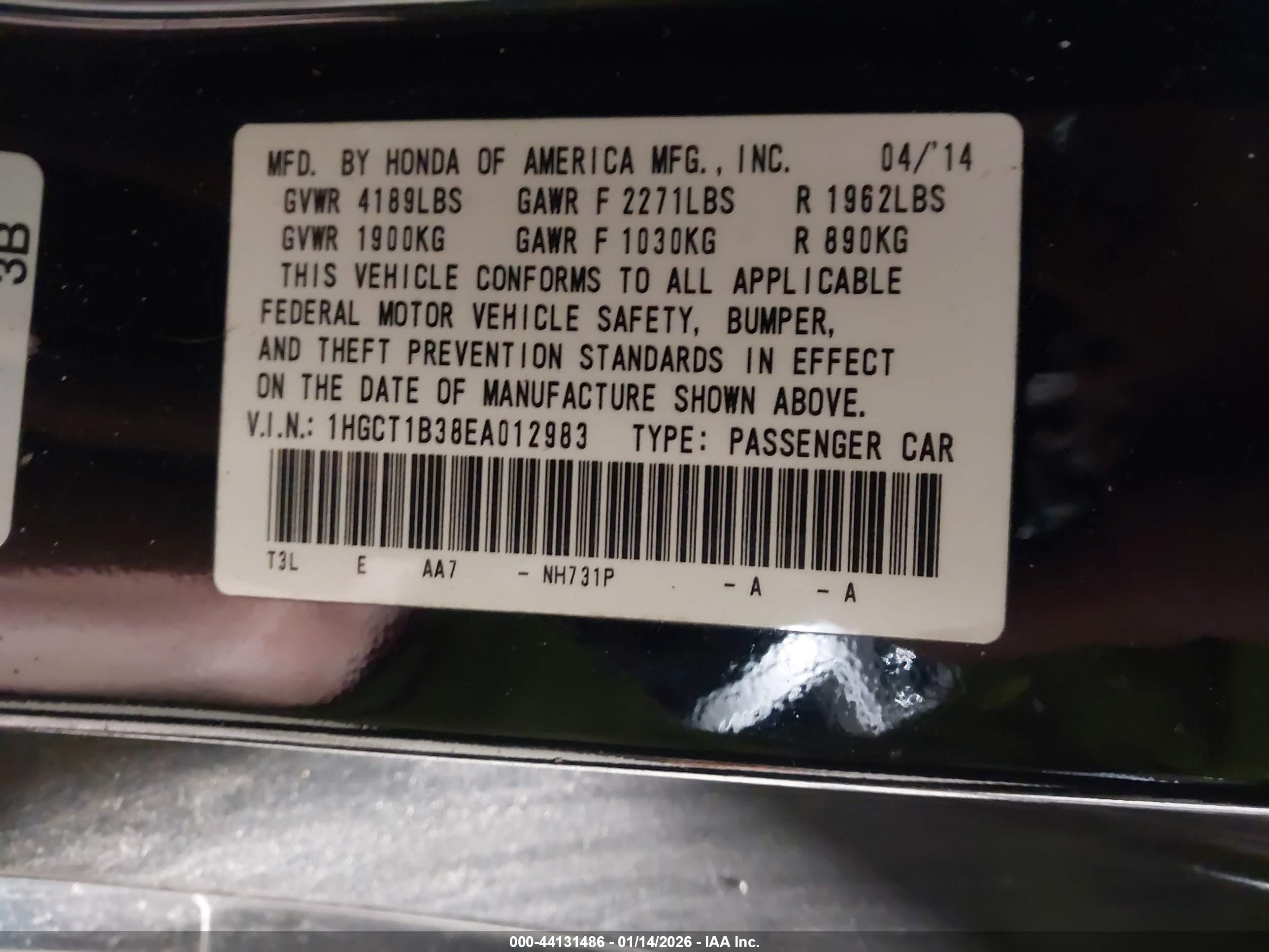 HONDA ACCORD image 9