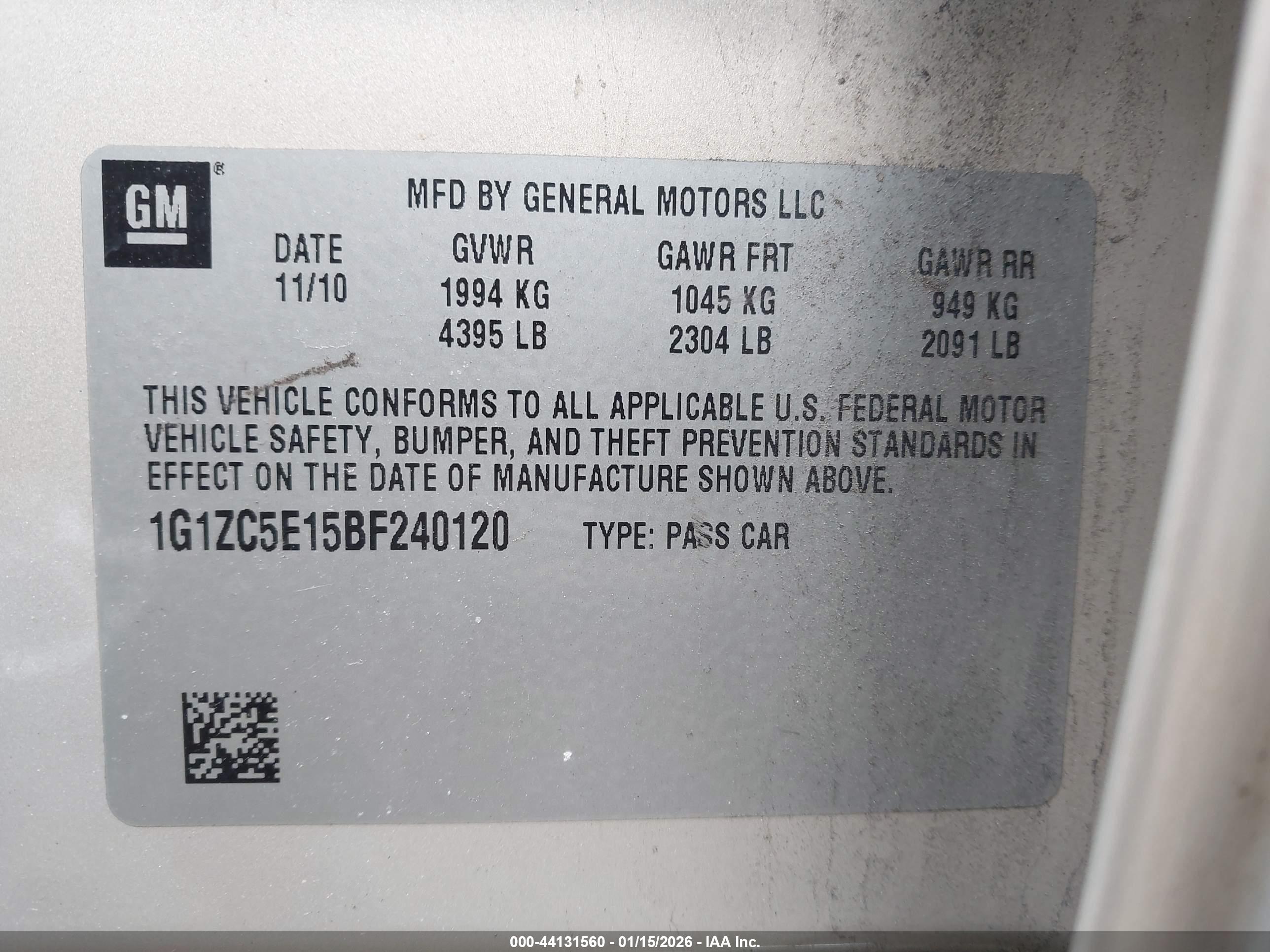 CHEVROLET MALIBU image 9