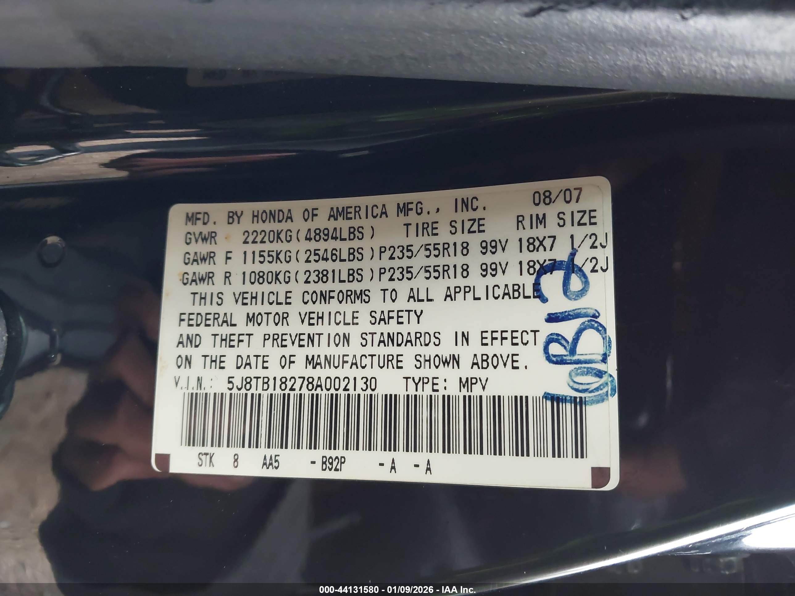 ACURA RDX image 9