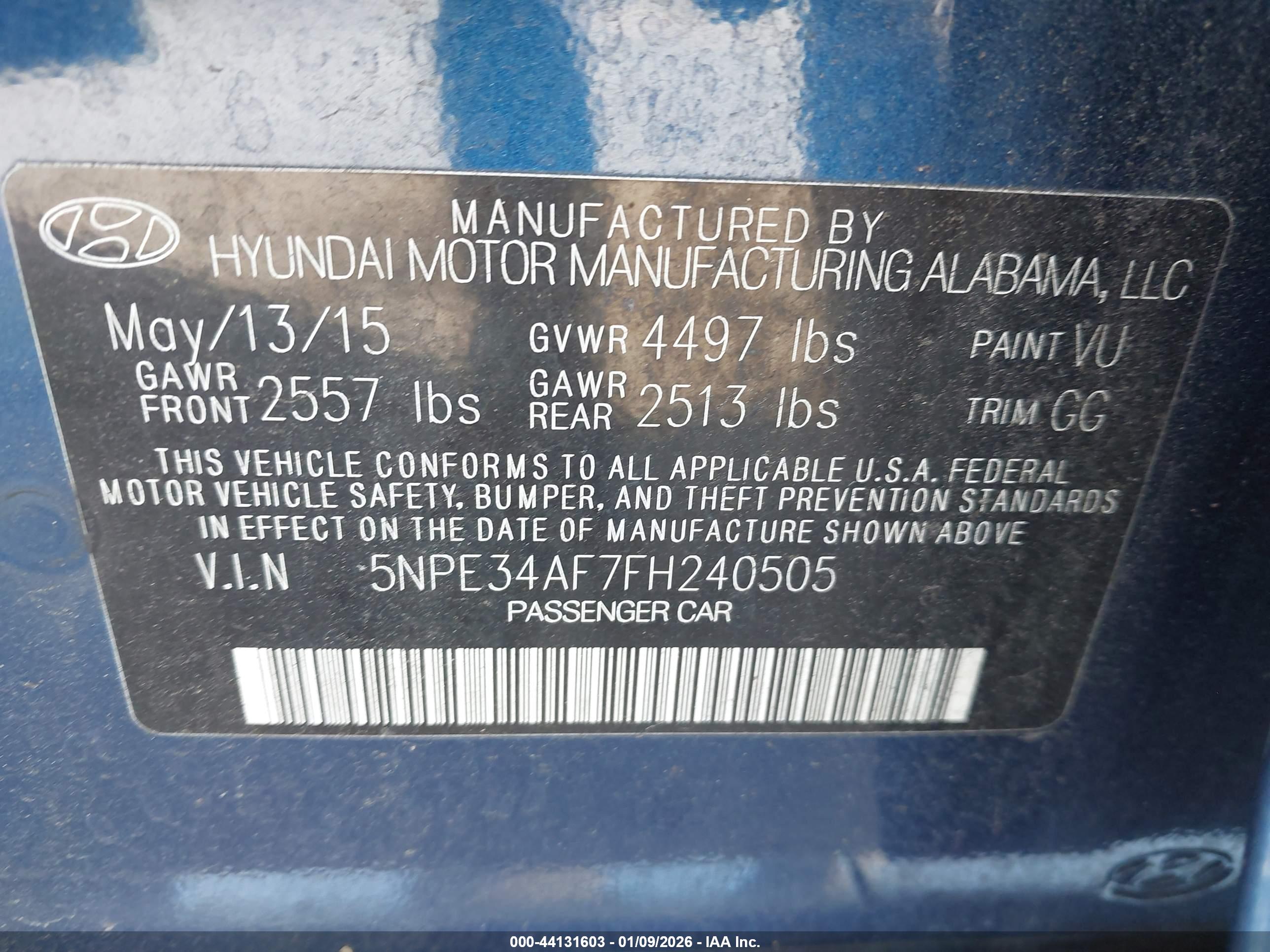 HYUNDAI SONATA image 9