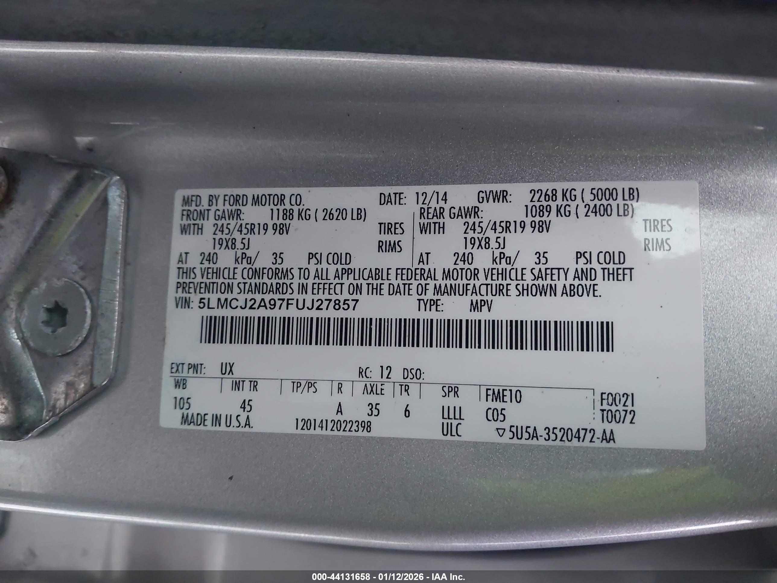 LINCOLN MKC image 9