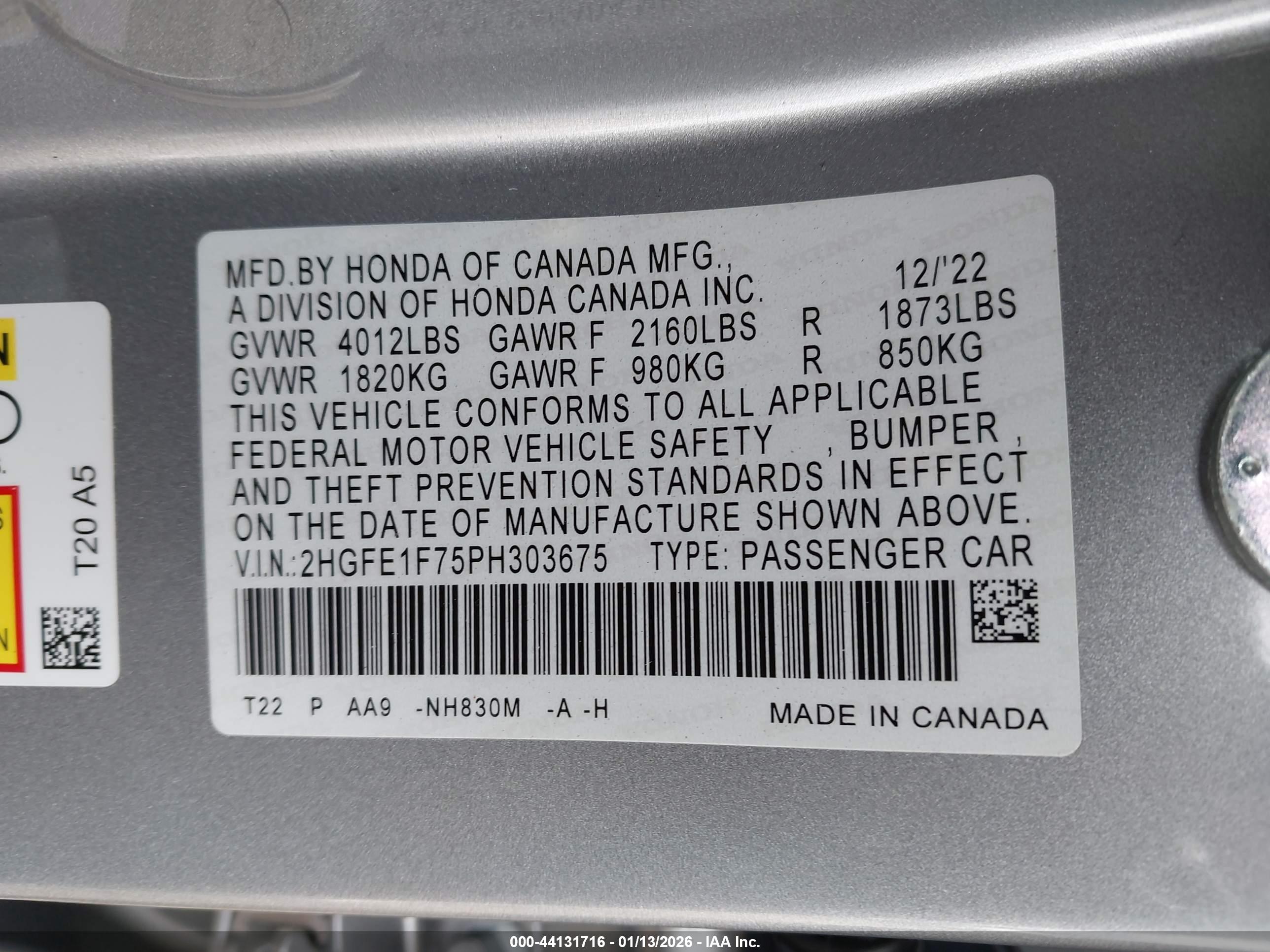 HONDA CIVIC image 9