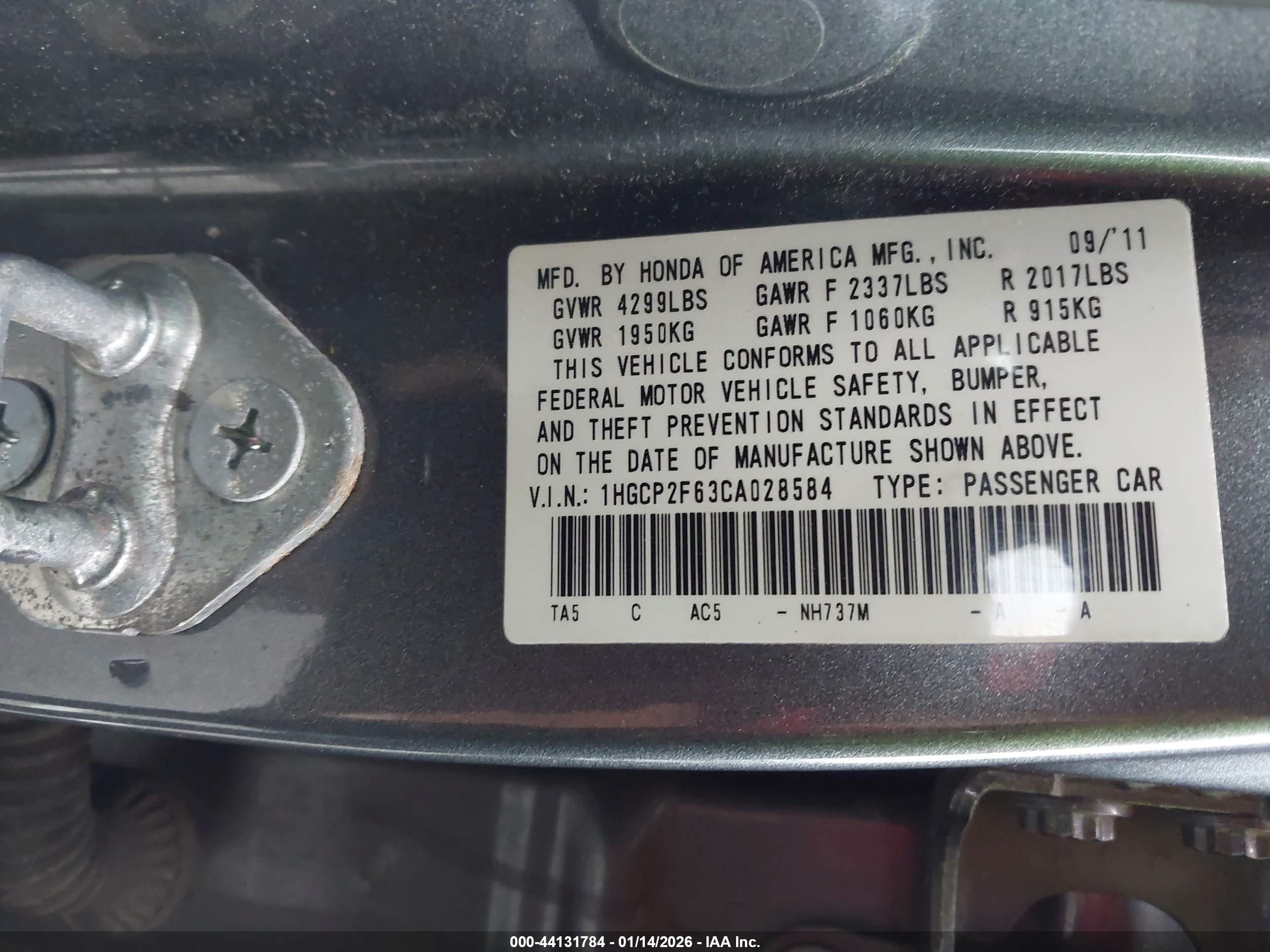 HONDA ACCORD image 9